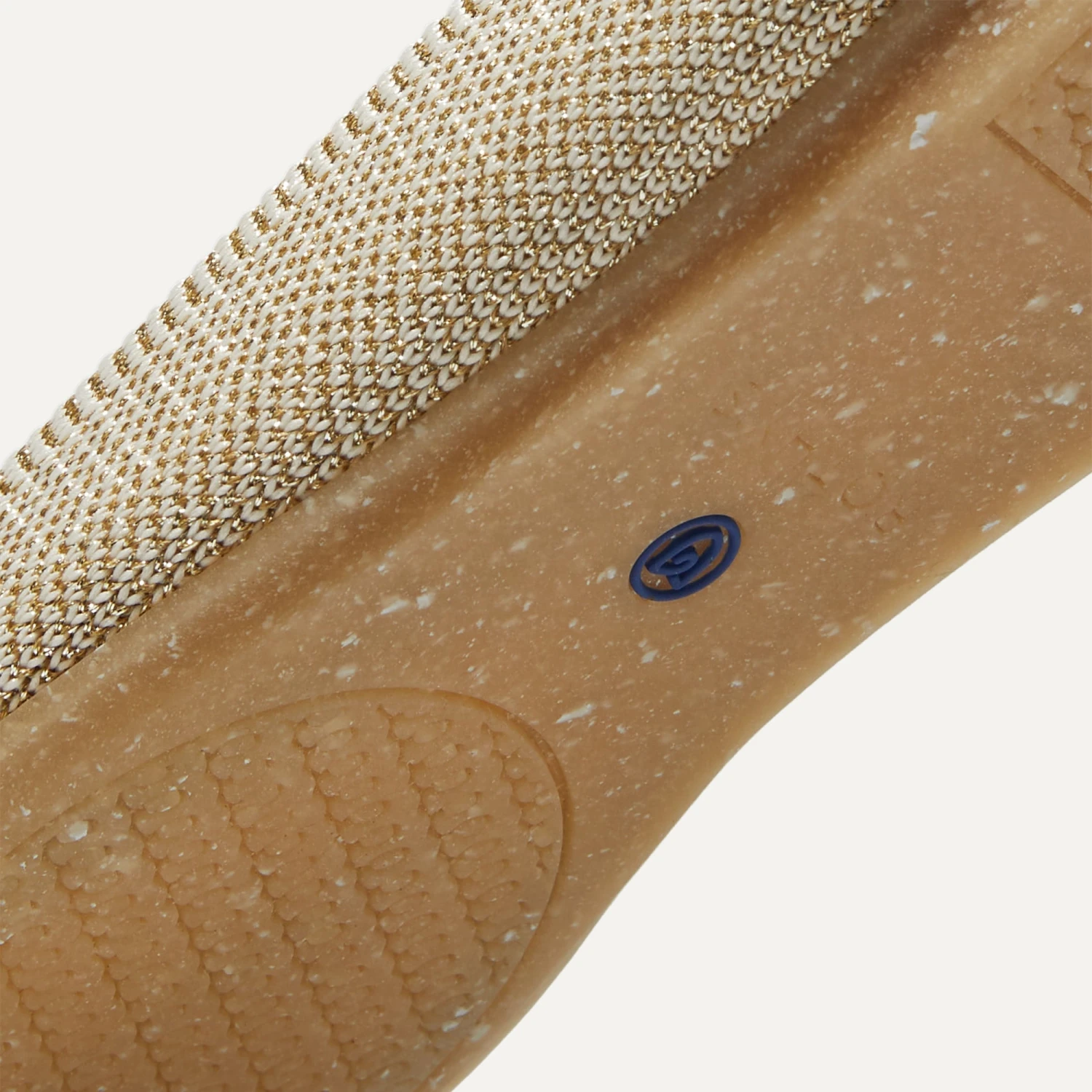 Rothy's The Flat - Light Gold Metallic 5 Rothy's The Flat - Light Gold Metallic - Image 5