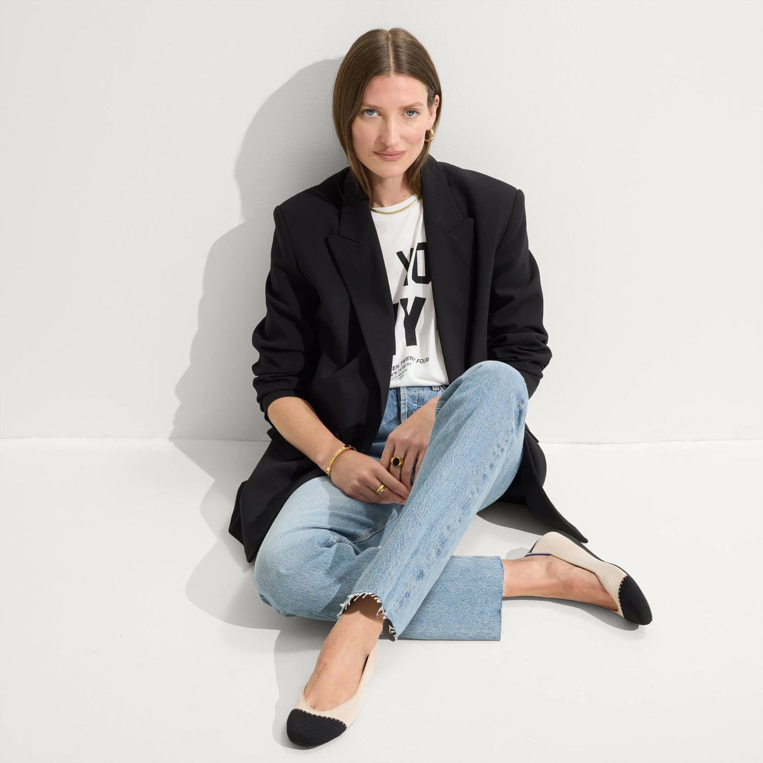 Rothy's The Square - Tuxedo 3 Rothy's The Square - Tuxedo - Image 3