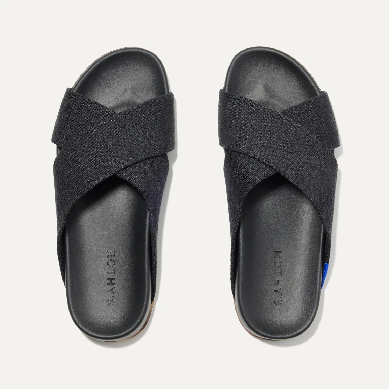 Rothy's The Weekend Slide - Black 1 Rothy's The Weekend Slide - Black