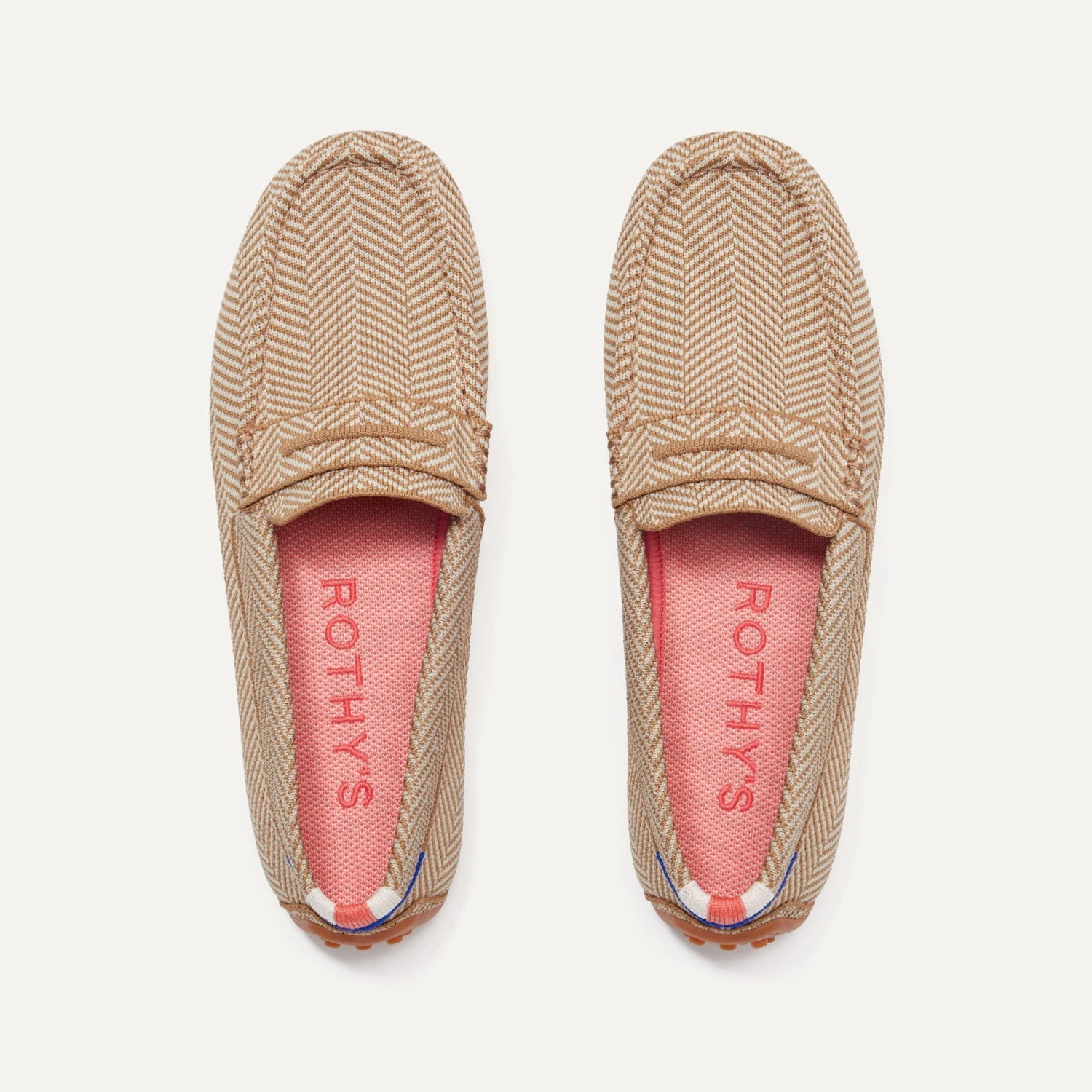 Rothy's The Driver - Tan Herringbone 1 Rothy's The Driver - Tan Herringbone