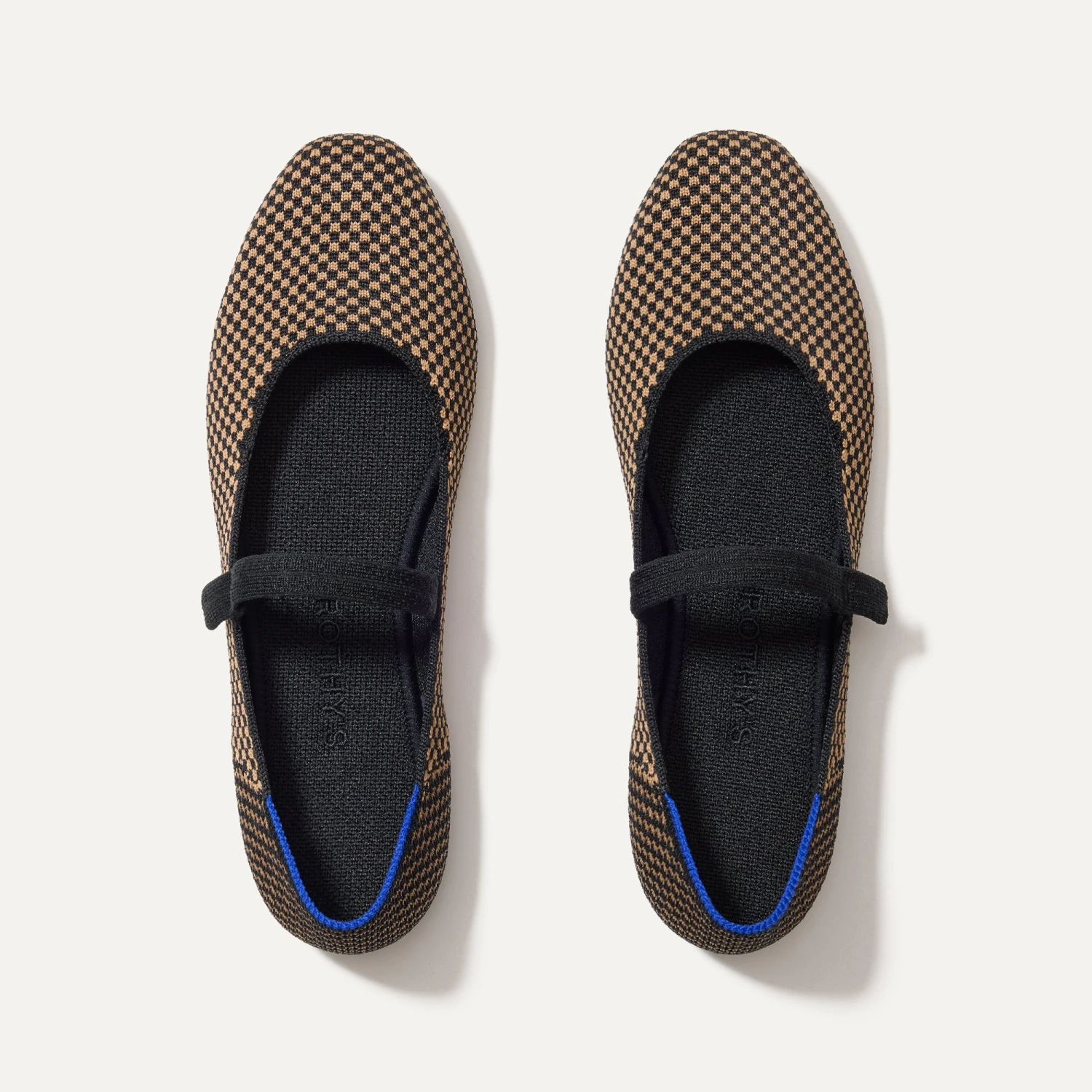 Rothy's The Square Mary Jane - Wren Micro Check 1 Rothy's The Square Mary Jane - Wren Micro Check