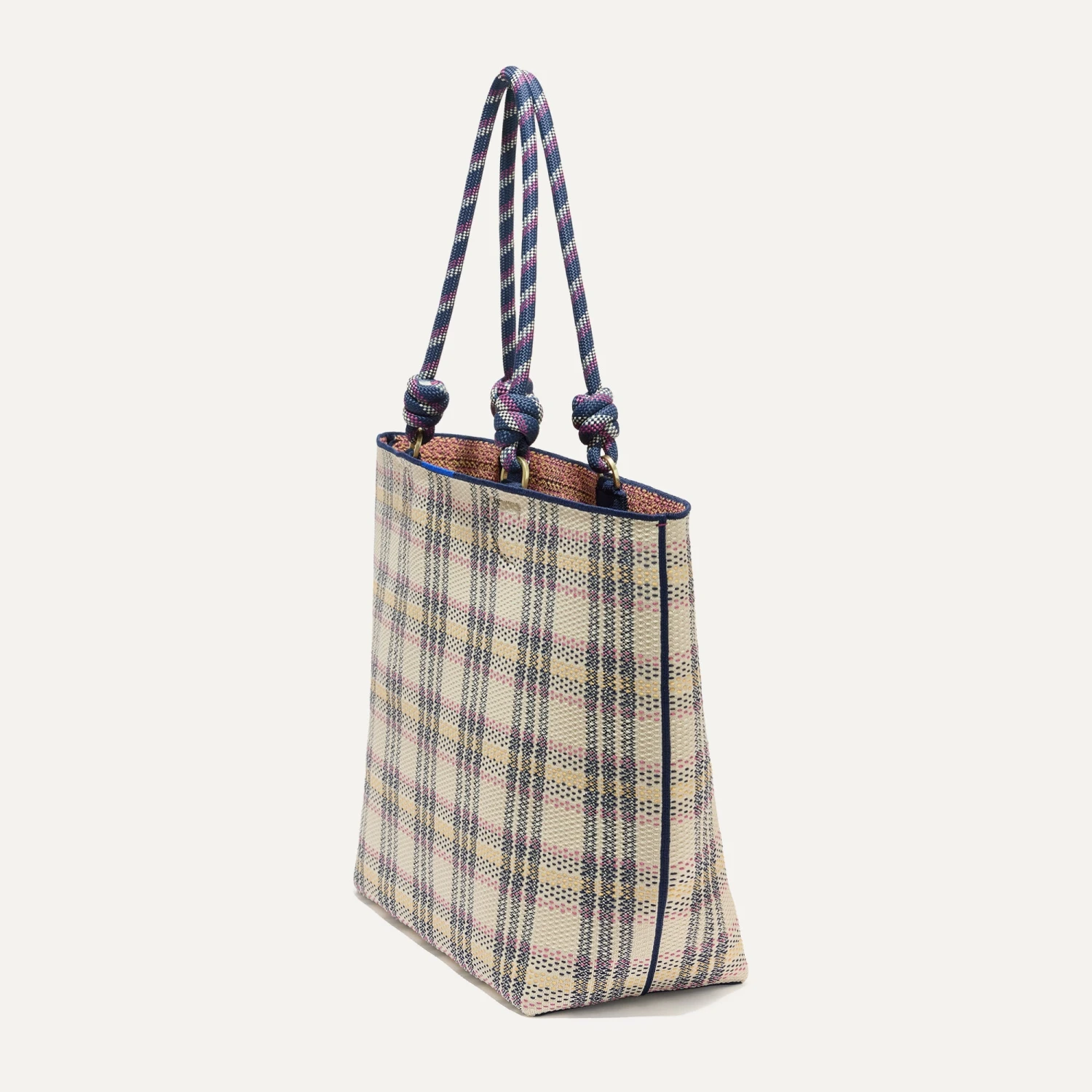 Rothy's The Lightweight Tote - Spring Plaid 5 Rothy's The Lightweight Tote - Spring Plaid - Image 5