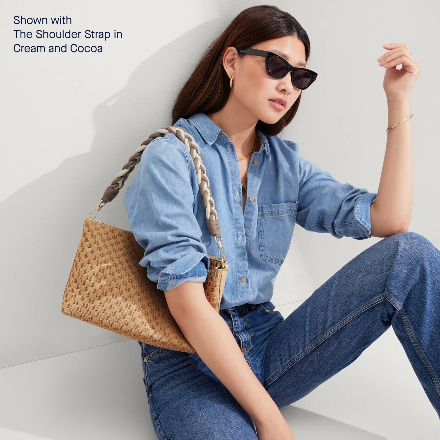 Rothy's The Daily Crossbody - Hazelnut 8 Rothy's The Daily Crossbody - Hazelnut - Image 8