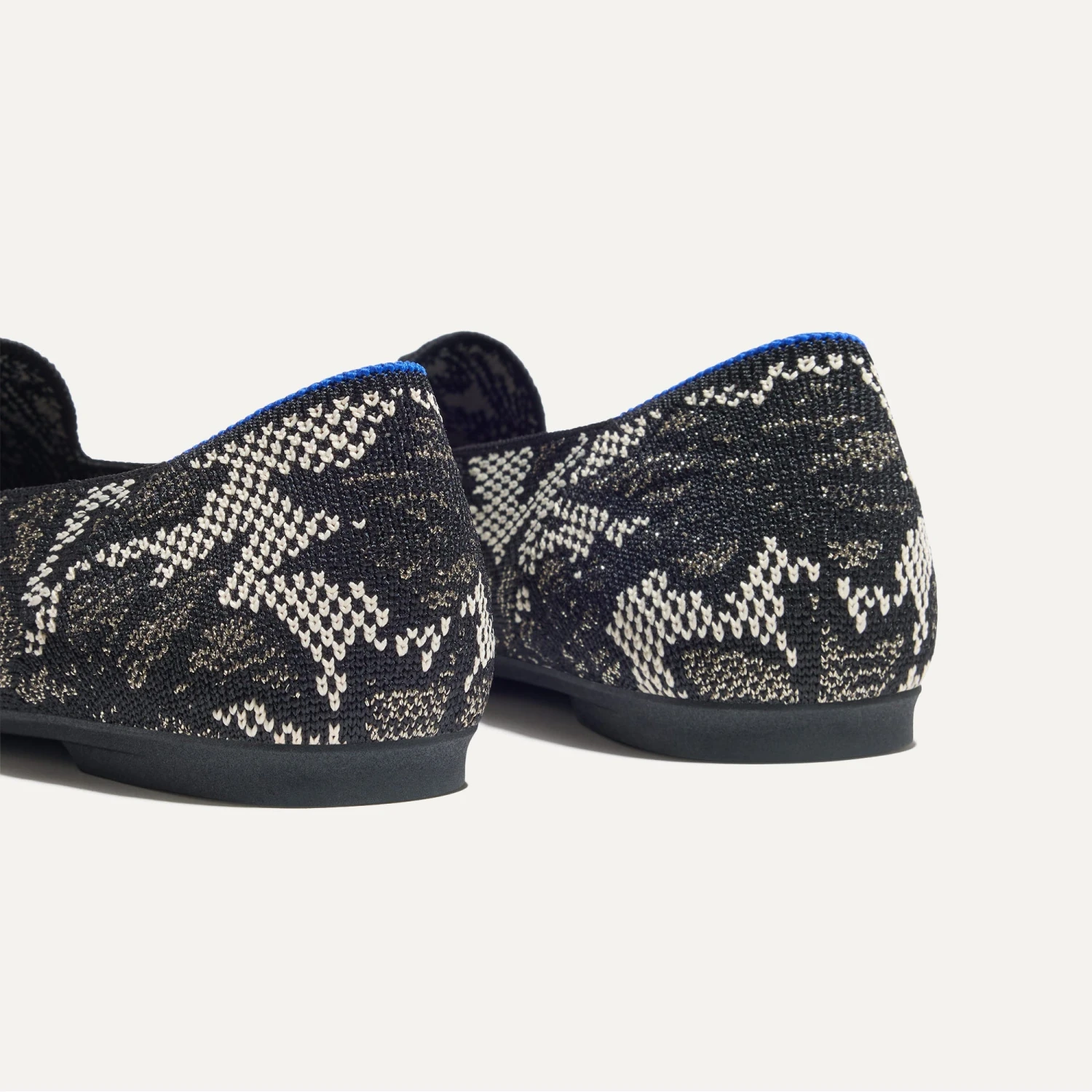 Rothy's The Almond Loafer - Black Chantilly 6 Rothy's The Almond Loafer - Black Chantilly - Image 6