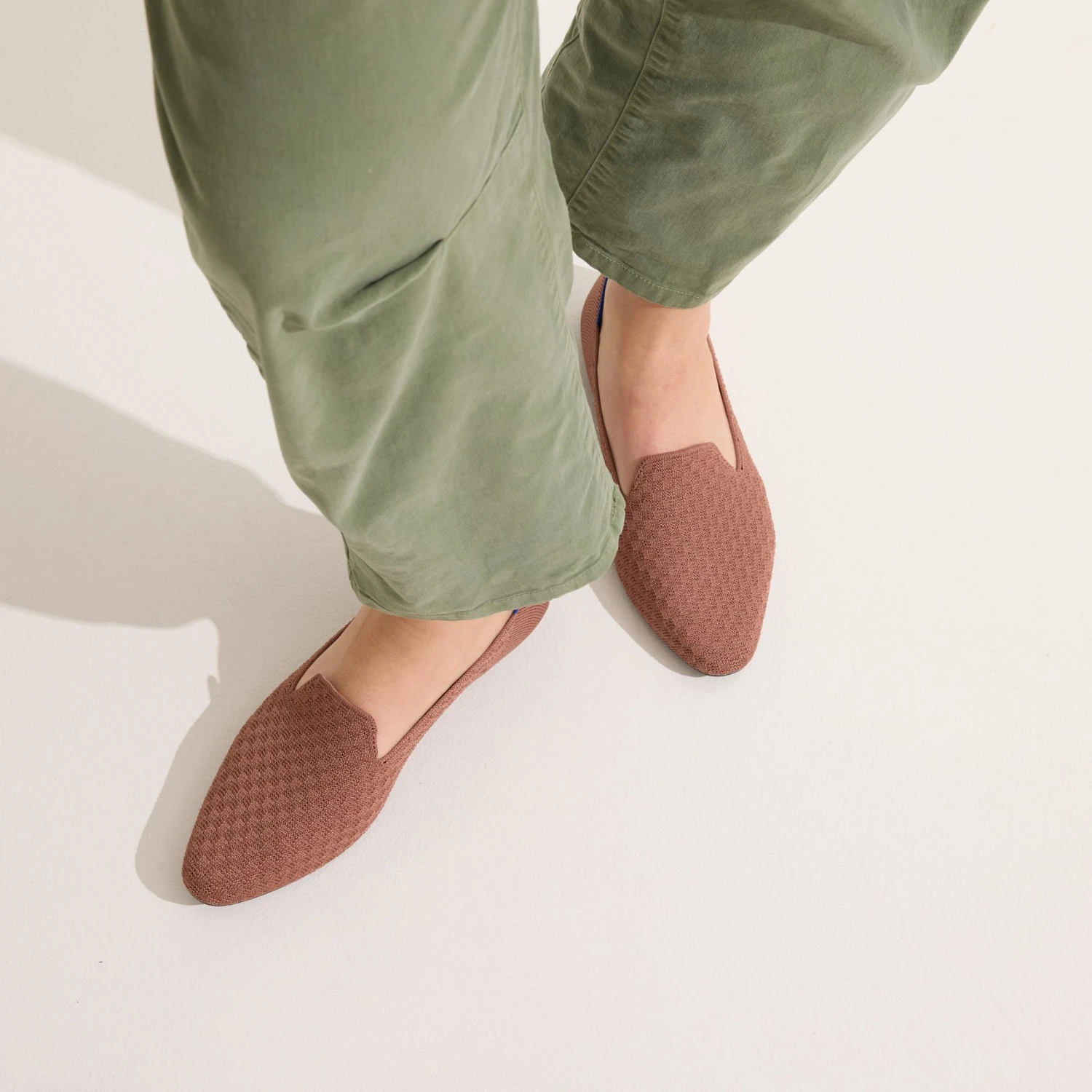 Rothy's The Almond Loafer - Hazel Basketweave 3 Rothy's The Almond Loafer - Hazel Basketweave - Image 3