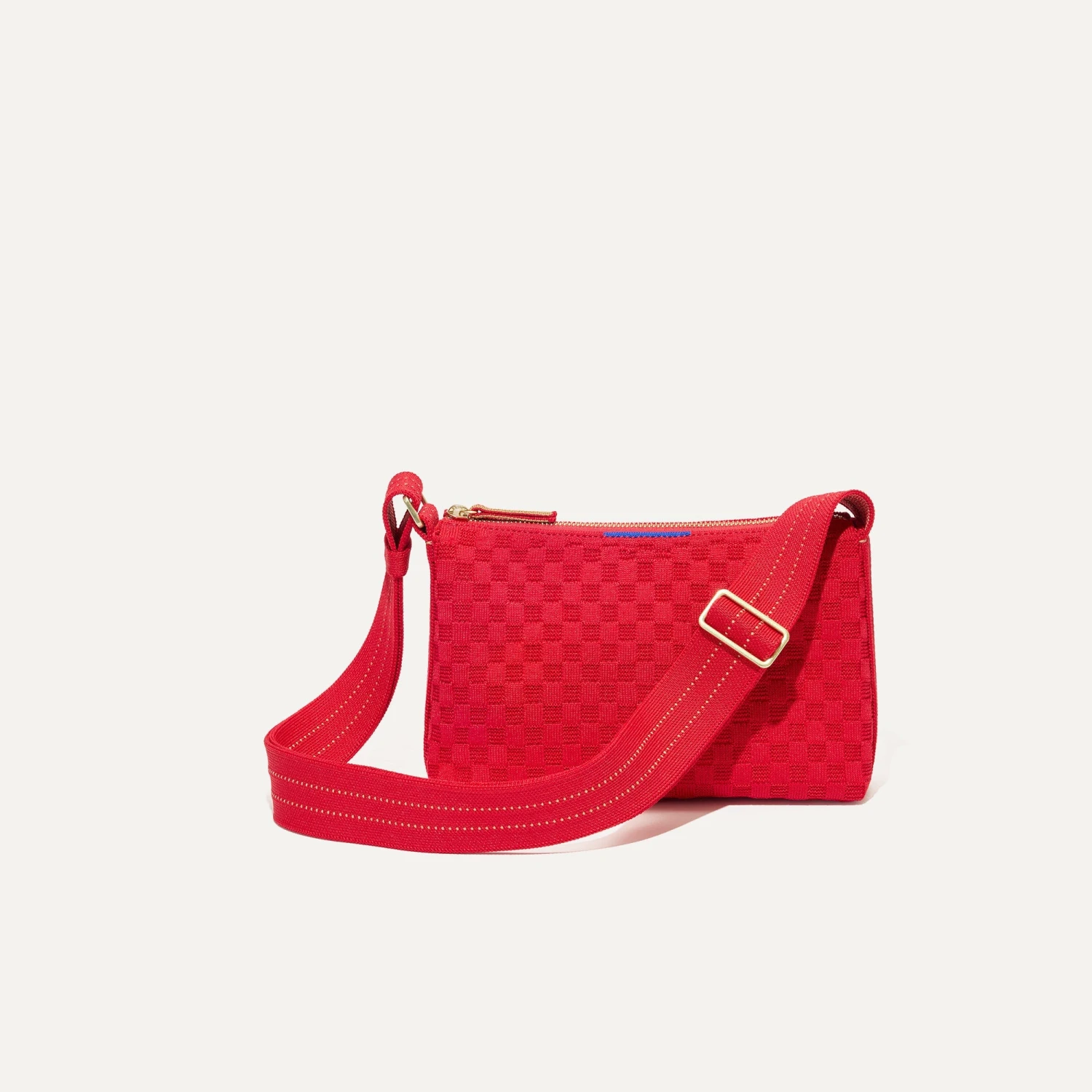 Rothy's The Casual Crossbody - Red Crisp Basketweave 1 Rothy's The Casual Crossbody - Red Crisp Basketweave