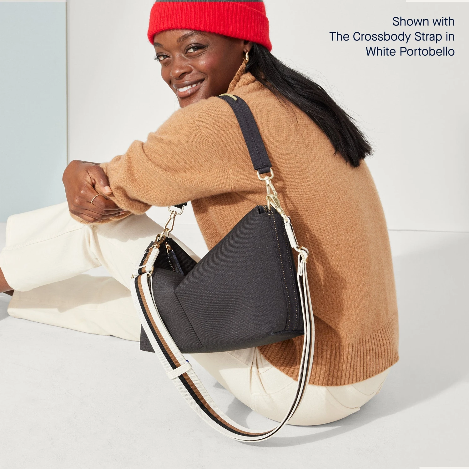 Rothy's The Daily Crossbody - Ink And Ivory 8 Rothy's The Daily Crossbody - Ink And Ivory - Image 8