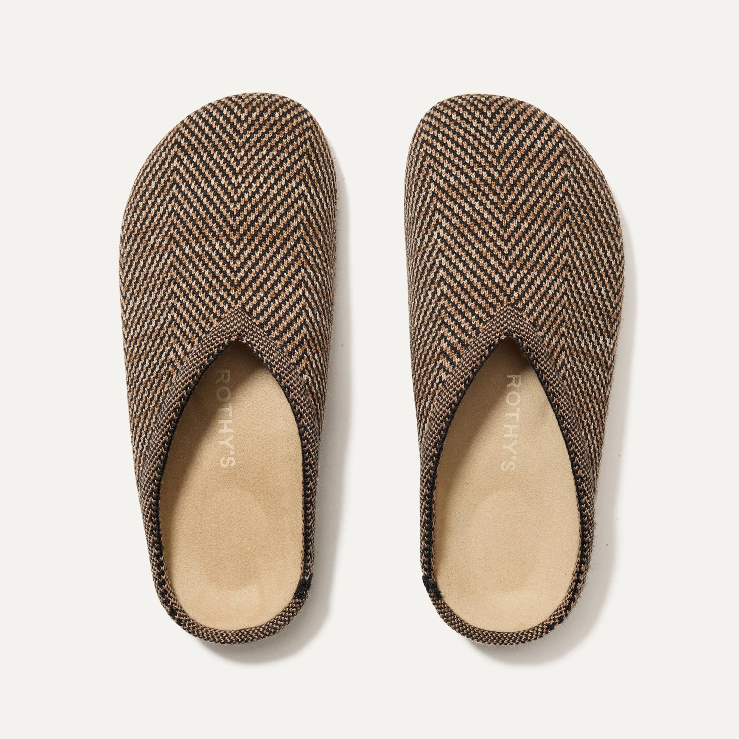 Rothy's The Casual Clog - Spice Herringbone 1 Rothy's The Casual Clog - Spice Herringbone