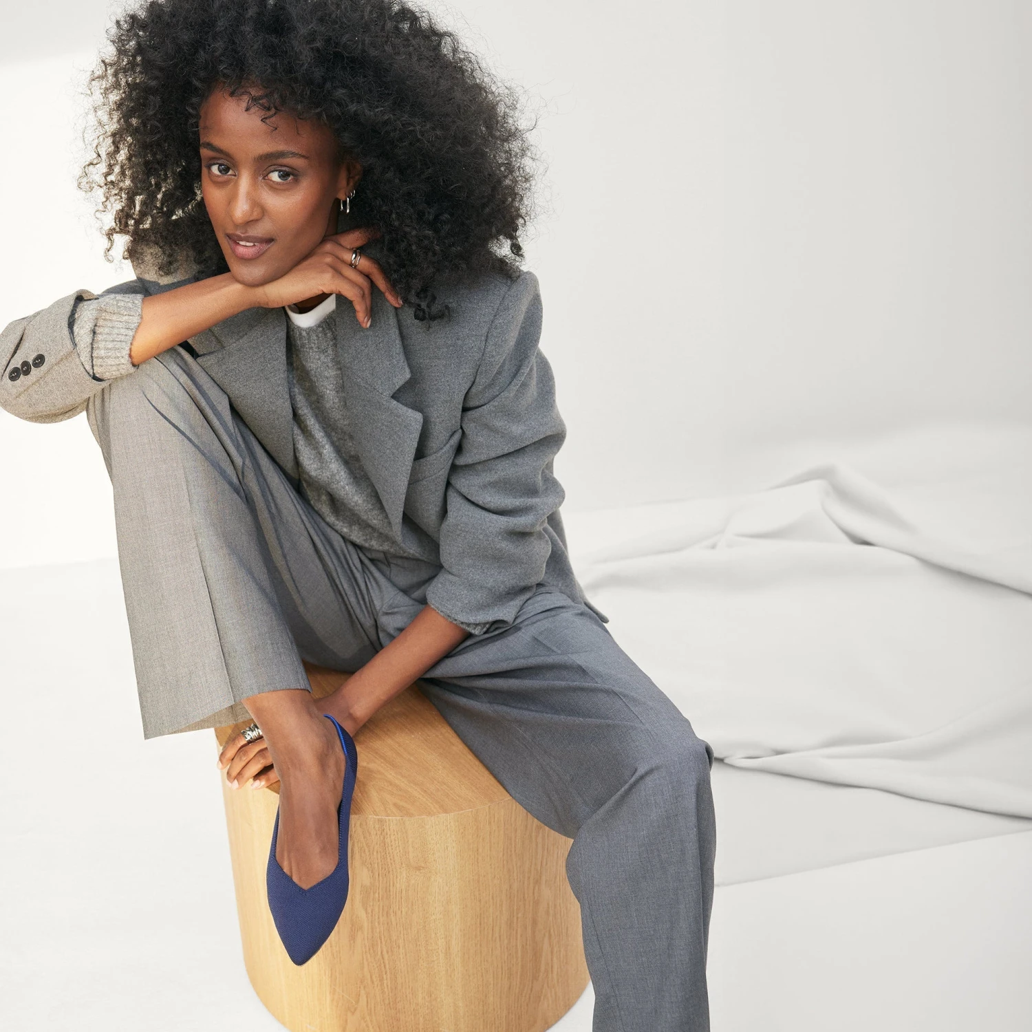 Rothy's The Point II - Deep Navy 2 Rothy's The Point II - Deep Navy - Image 2