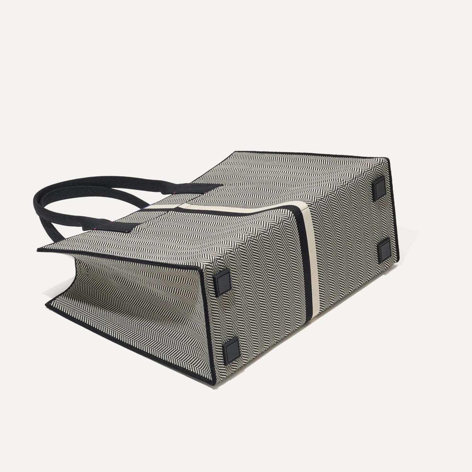 Rothy's The Classic Tote - Mist Herringbone 5 Rothy's The Classic Tote - Mist Herringbone - Image 5