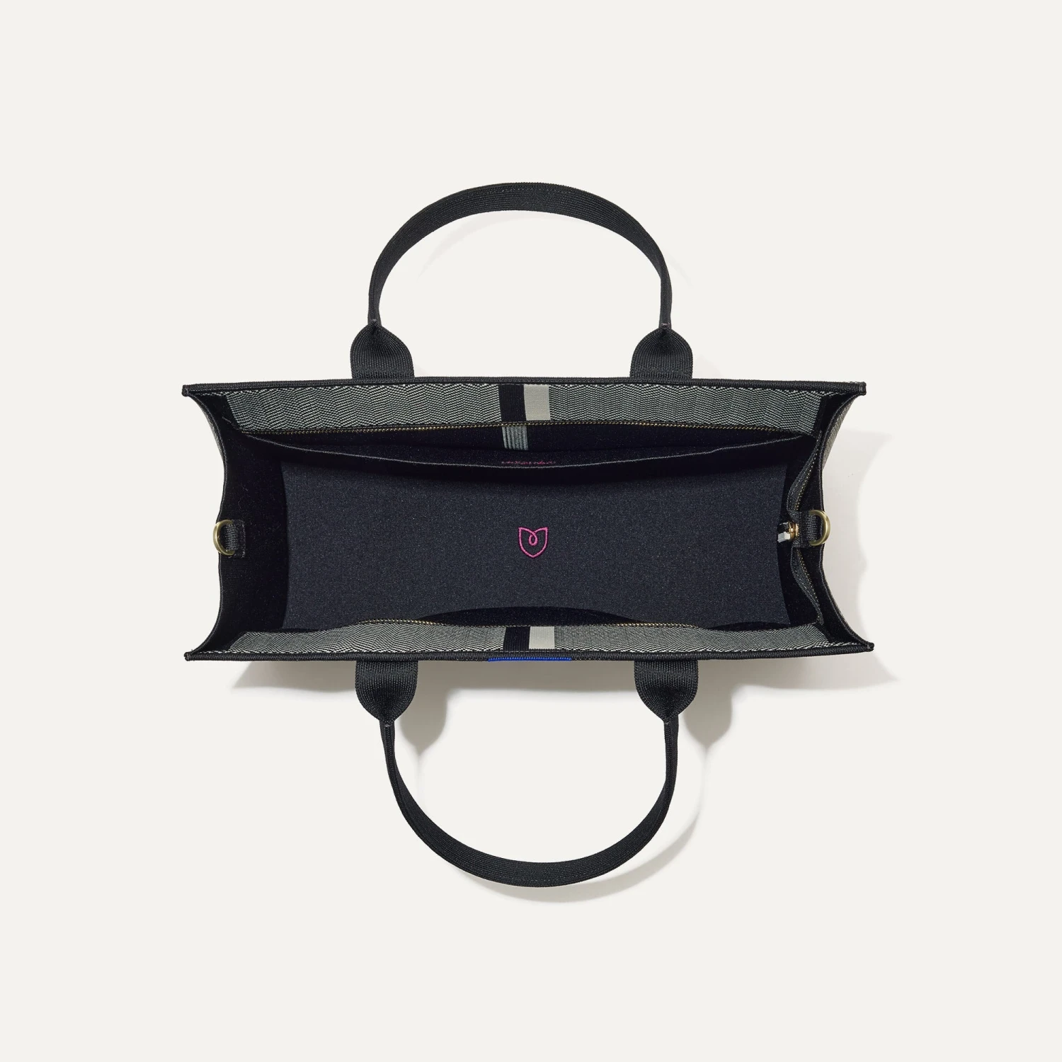 Rothy's The Classic Tote - Mist Herringbone 6 Rothy's The Classic Tote - Mist Herringbone - Image 6