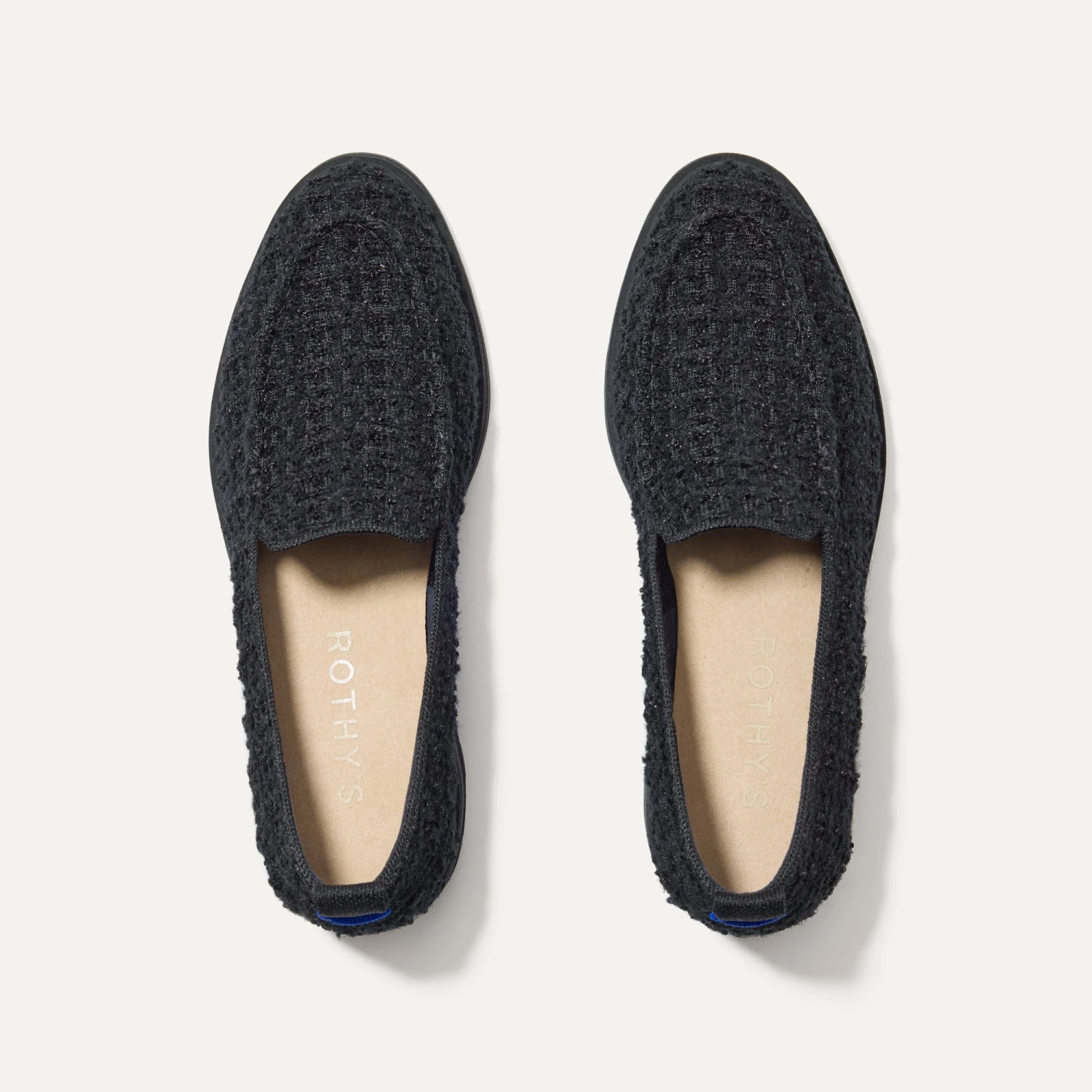 Rothy's The Lug Loafer - Black Bouclé 5 Rothy's The Lug Loafer - Black Bouclé - Image 5