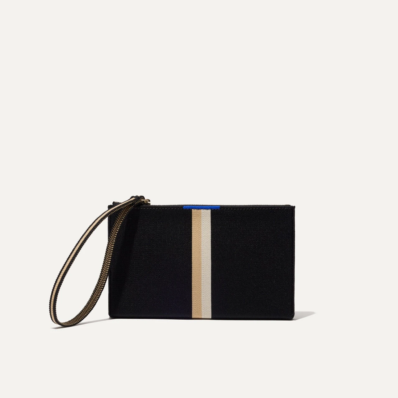 Rothy's The Wallet Wristlet - Black Portobello Stripe 1 Rothy's The Wallet Wristlet - Black Portobello Stripe