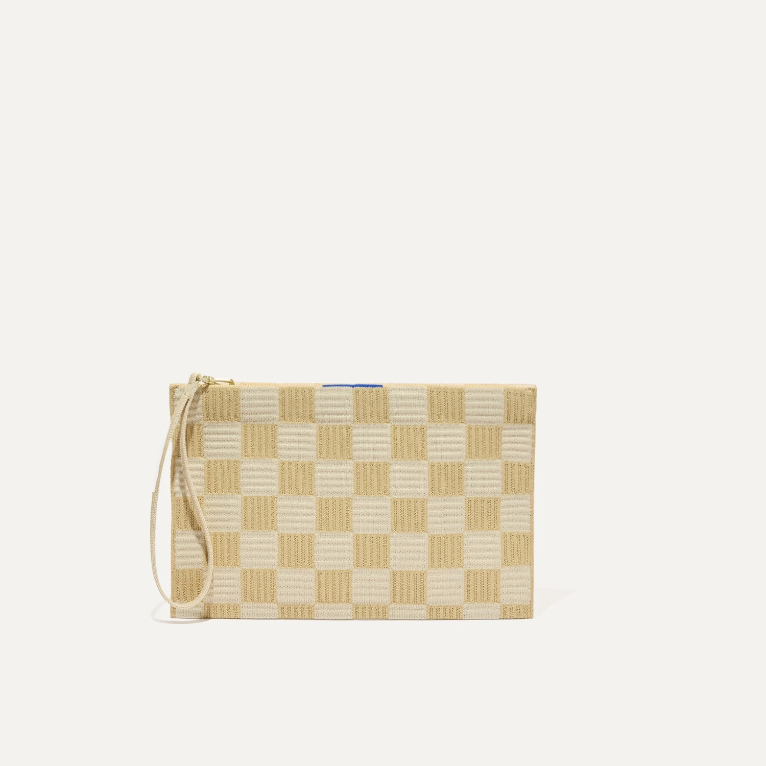 Rothy's The Wristlet - Checker Sand 1 Rothy's The Wristlet - Checker Sand