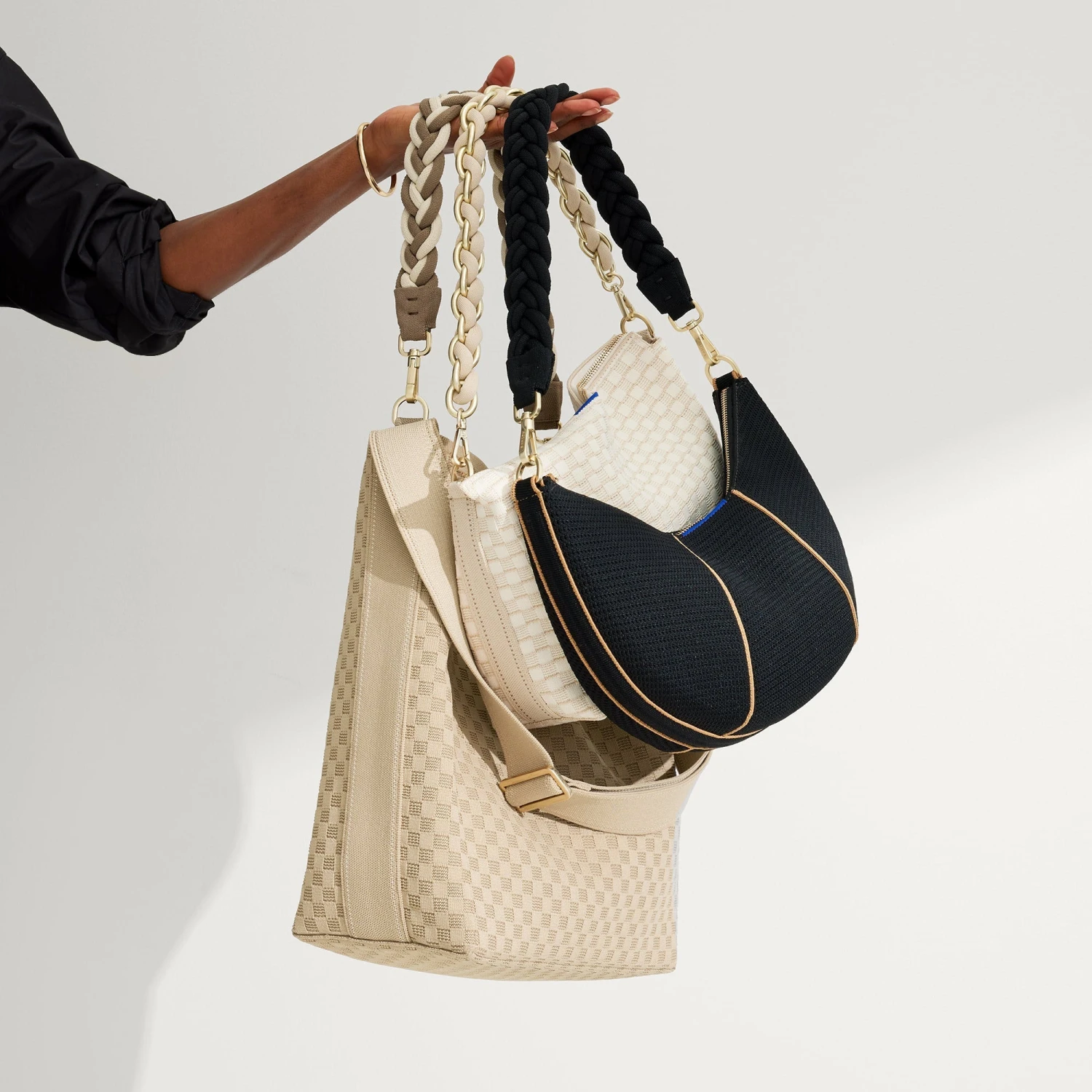 Rothy's The Shoulder Strap - White Chain 9 Rothy's The Shoulder Strap - White Chain - Image 9