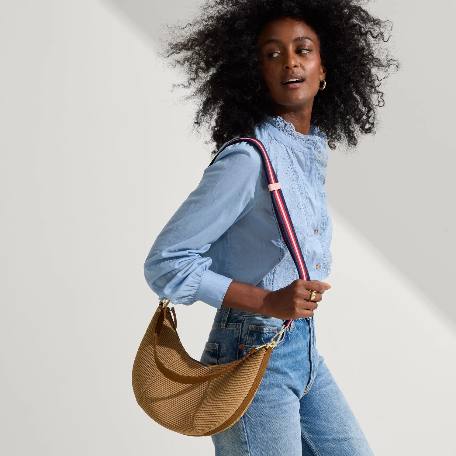 Rothy's The Crossbody Strap - Confetti Stripe 3 Rothy's The Crossbody Strap - Confetti Stripe - Image 3