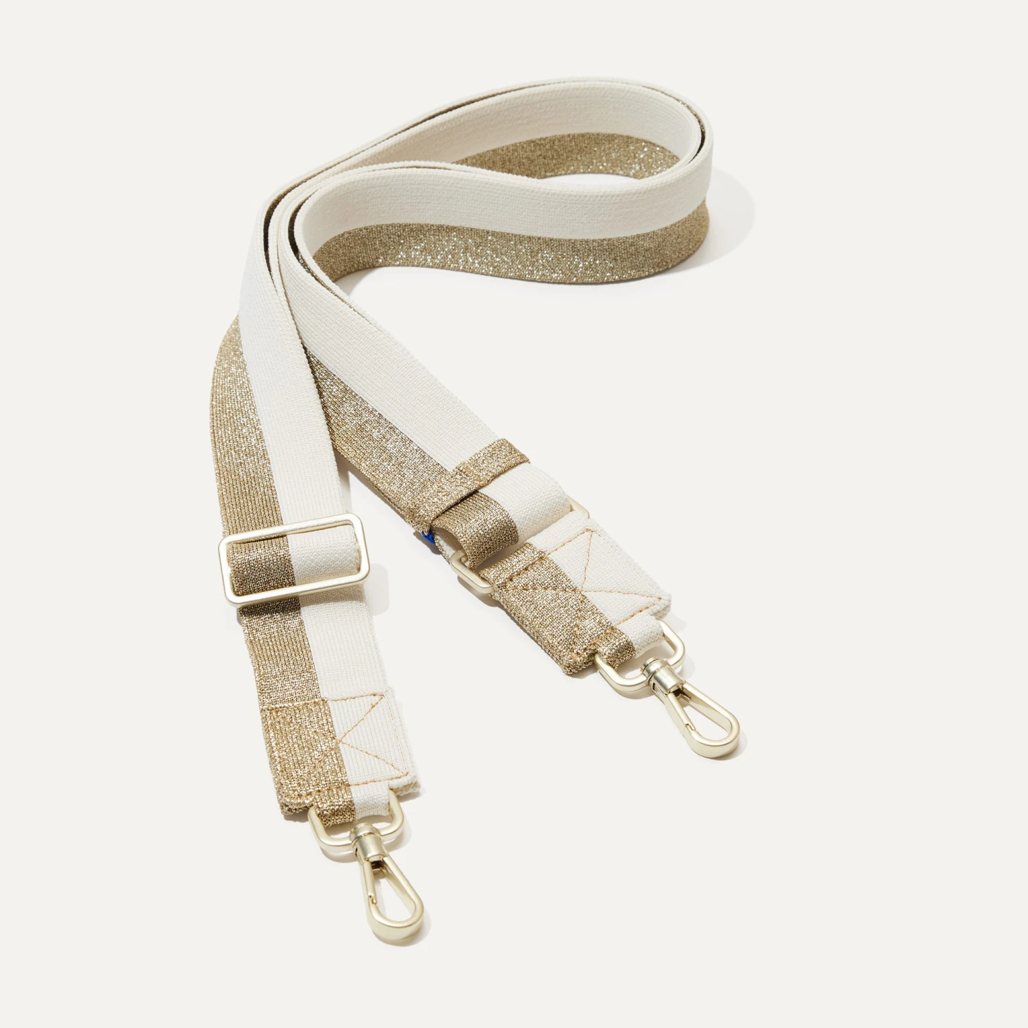 Rothy's The Crossbody Strap - Gold And White 1 Rothy's The Crossbody Strap - Gold And White