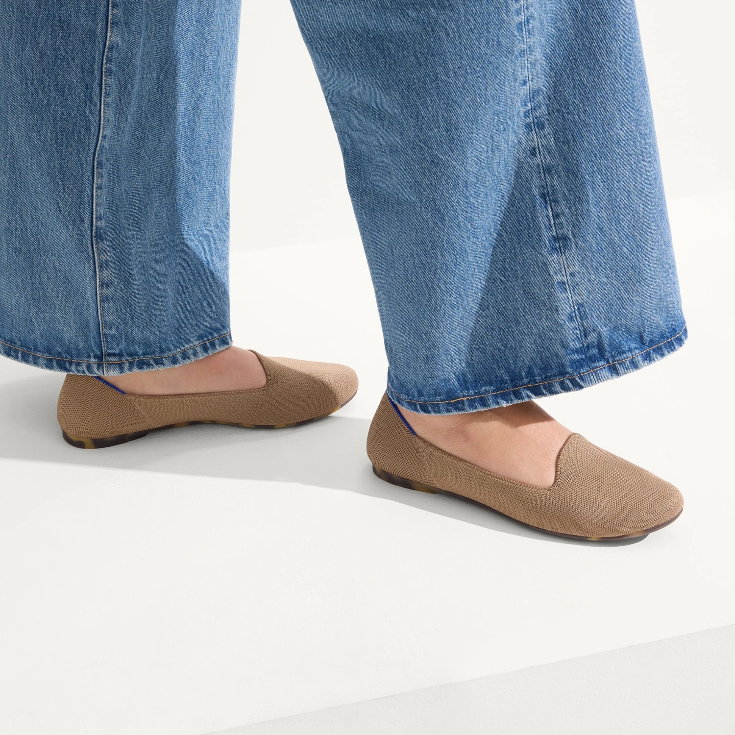 Rothy's The Lounge Loafer - Latte 2 Rothy's The Lounge Loafer - Latte - Image 2