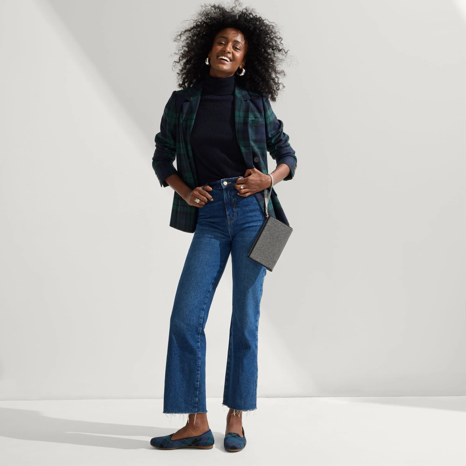 Rothy's The Lounge Loafer - Preppy Plaid 3 Rothy's The Lounge Loafer - Preppy Plaid - Image 3