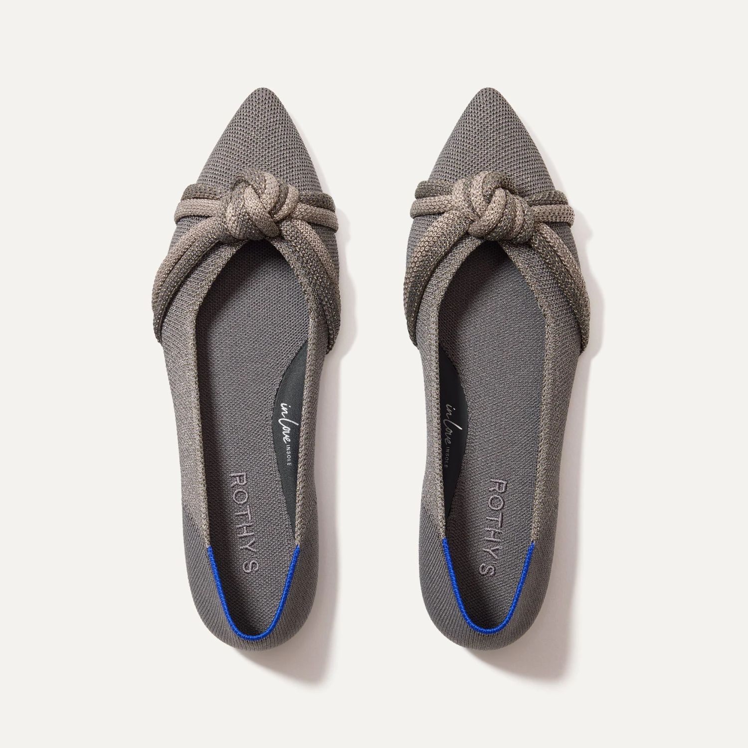 Rothy's The Knot Point II - Silver Mix 1 Rothy's The Knot Point II - Silver Mix