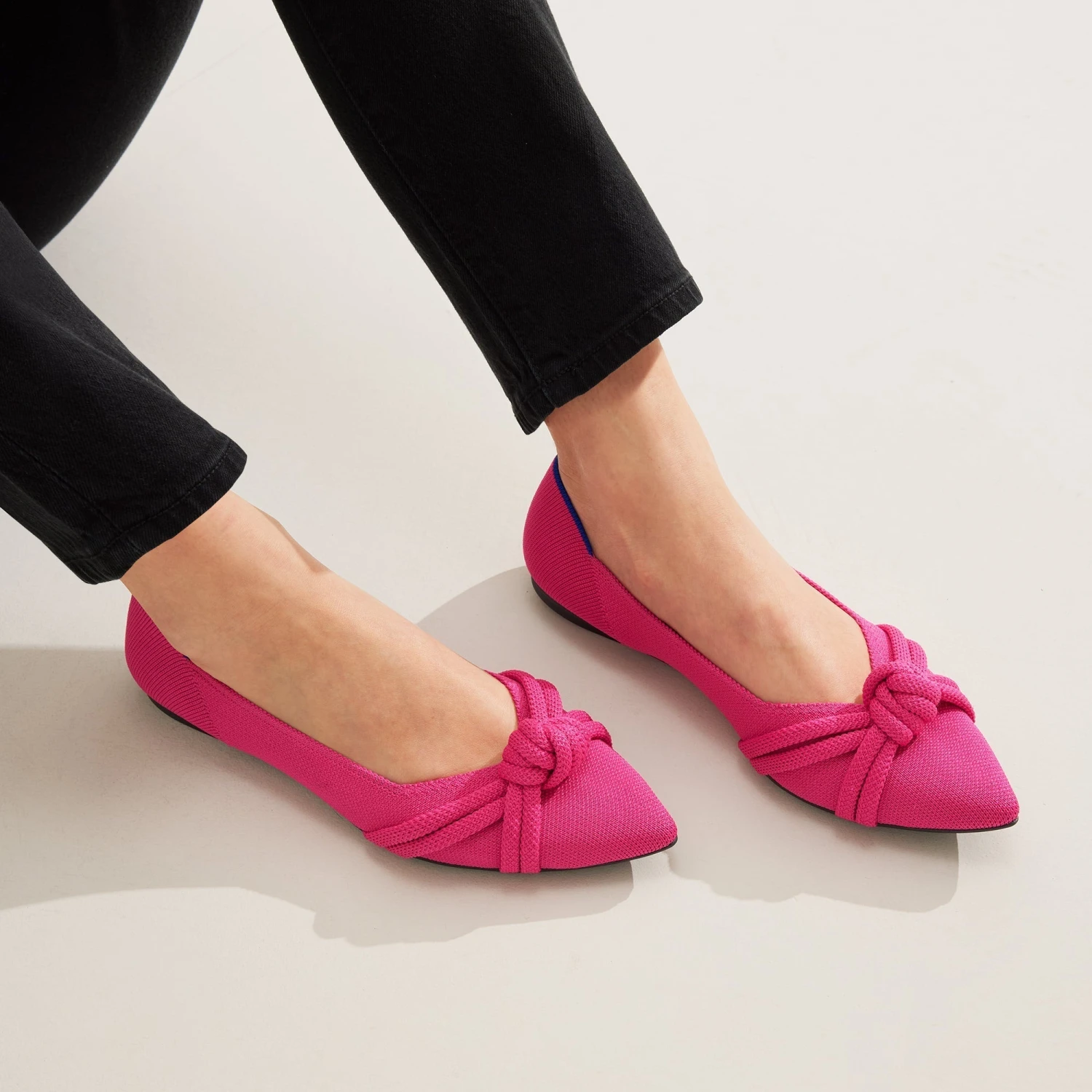 Rothy's The Knot Point II - Starfish Pink 3 Rothy's The Knot Point II - Starfish Pink - Image 3