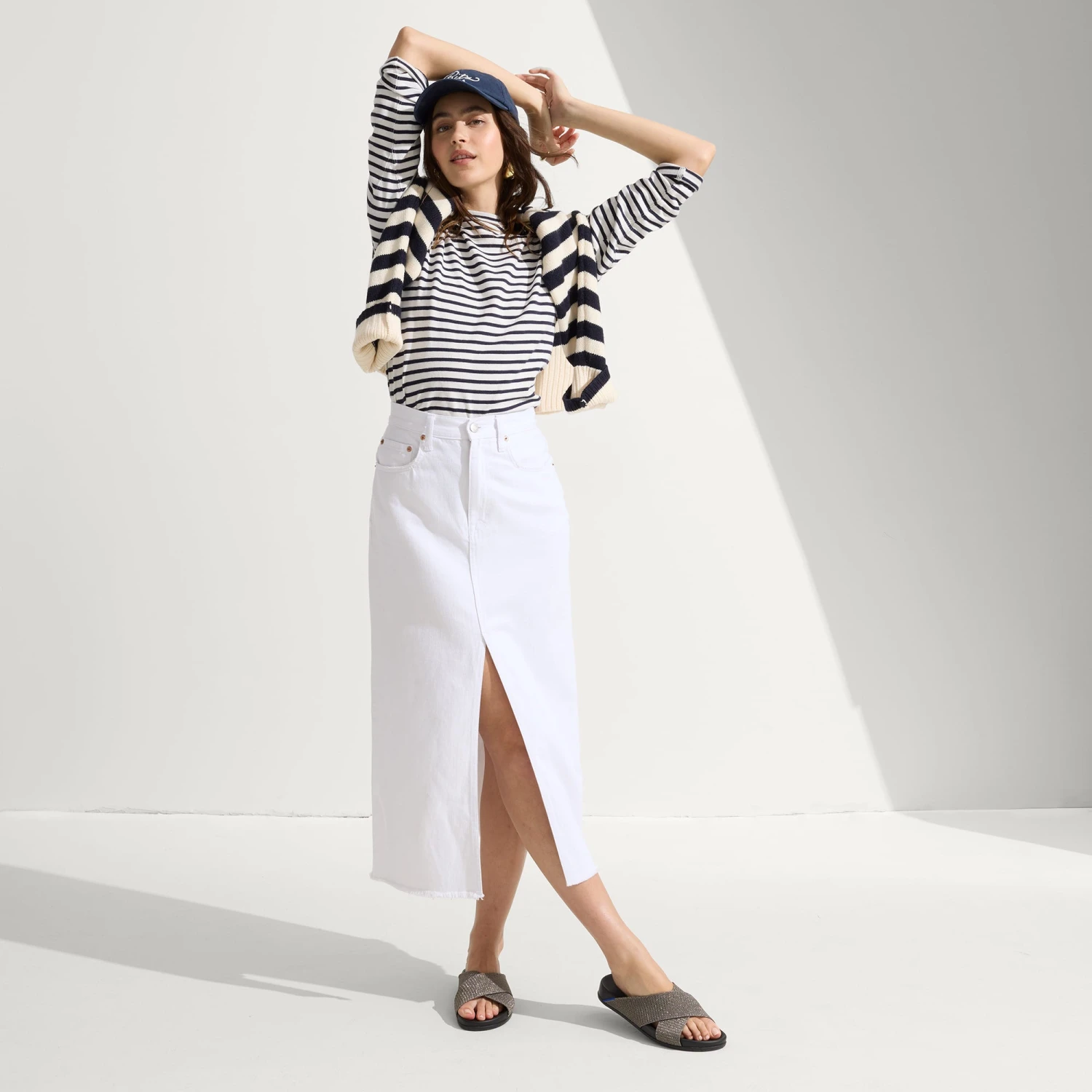 Rothy's The Weekend Slide - Silver Sand 3 Rothy's The Weekend Slide - Silver Sand - Image 3