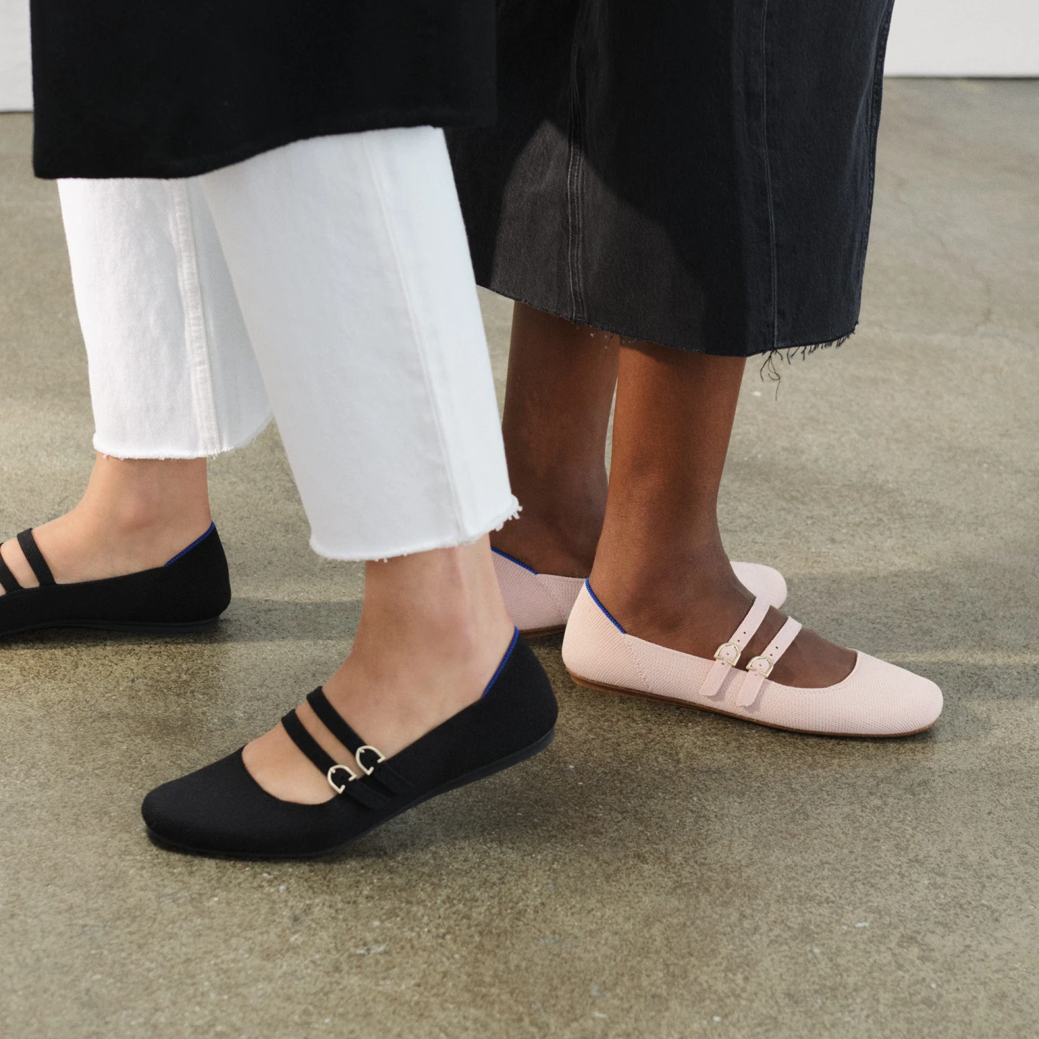 Rothy's The Double Buckle Mary Jane - Ballerina 3 Rothy's The Double Buckle Mary Jane - Ballerina - Image 3