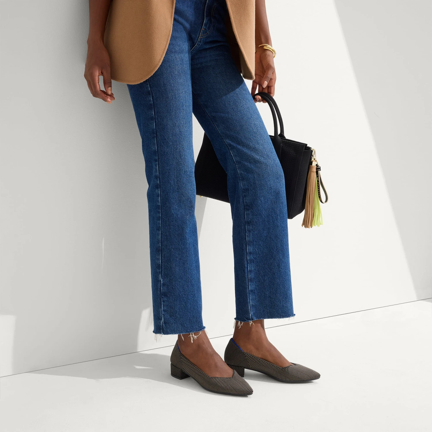 Rothy's The High Point - Sparrow Herringbone 2 Rothy's The High Point - Sparrow Herringbone - Image 2