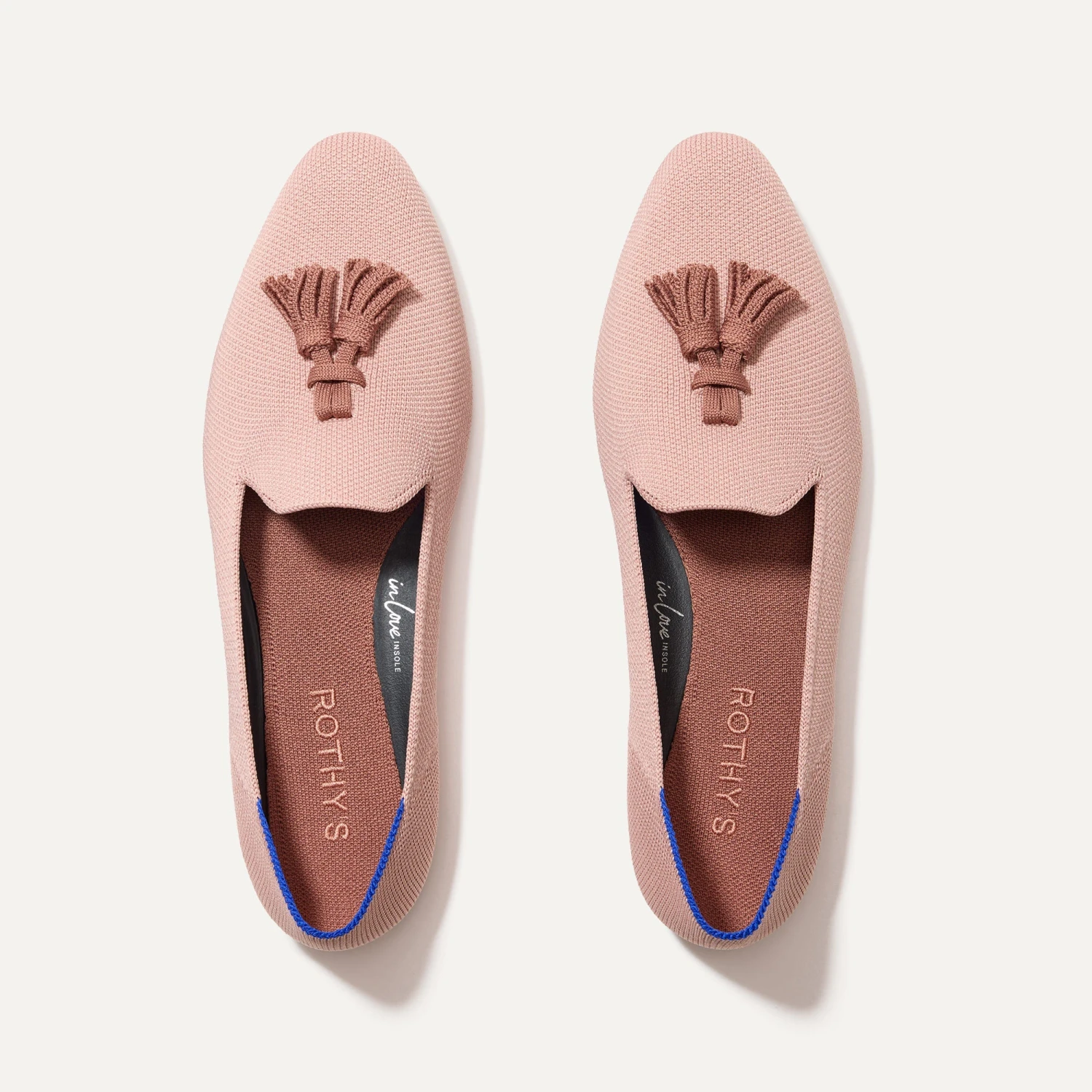 Rothy's The Almond Tassel Loafer - Maple Pink 1 Rothy's The Almond Tassel Loafer - Maple Pink