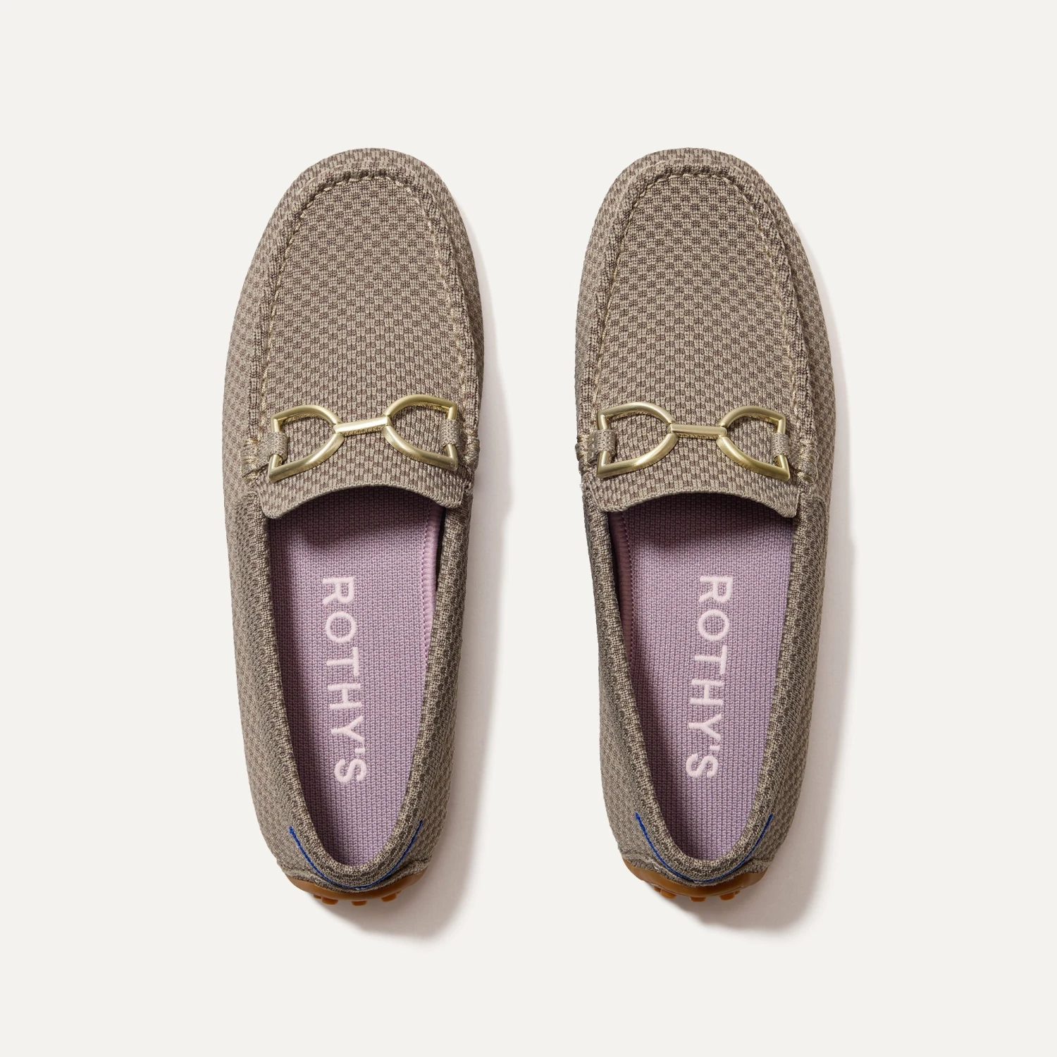 Rothy's The Double Bit Driver - Latte Micro Check 1 Rothy's The Double Bit Driver - Latte Micro Check