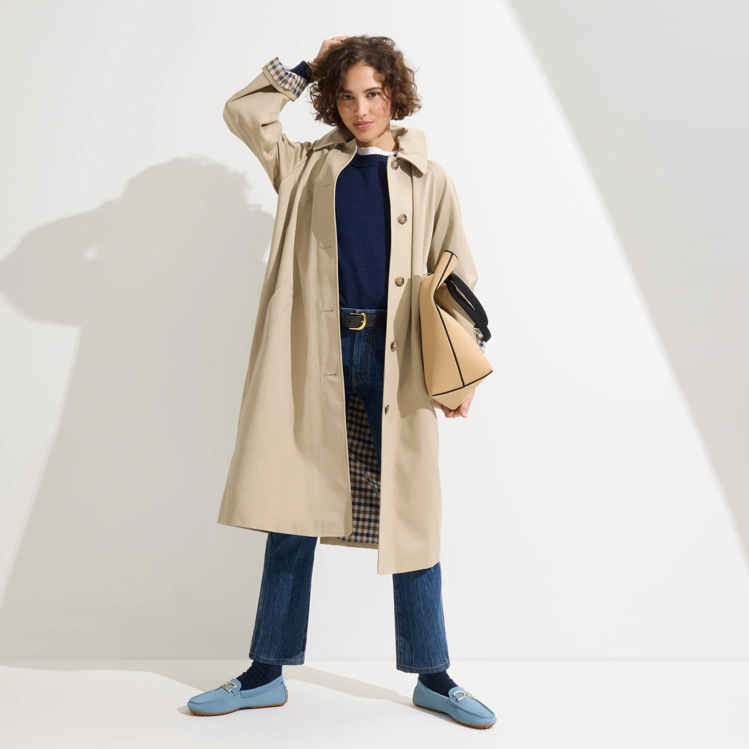 Rothy's The Lightweight Tote - Shortbread 4 Rothy's The Lightweight Tote - Shortbread - Image 4