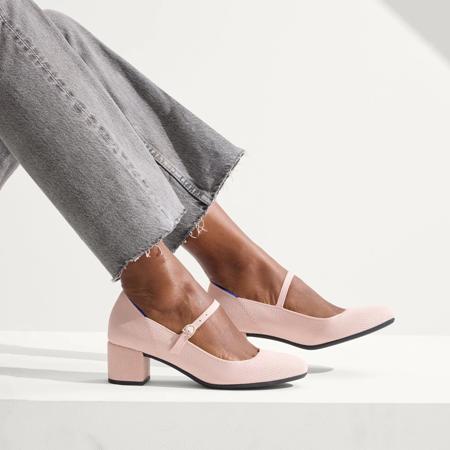 Rothy's The Mary Jane Heel - Ballerina 2 Rothy's The Mary Jane Heel - Ballerina - Image 2