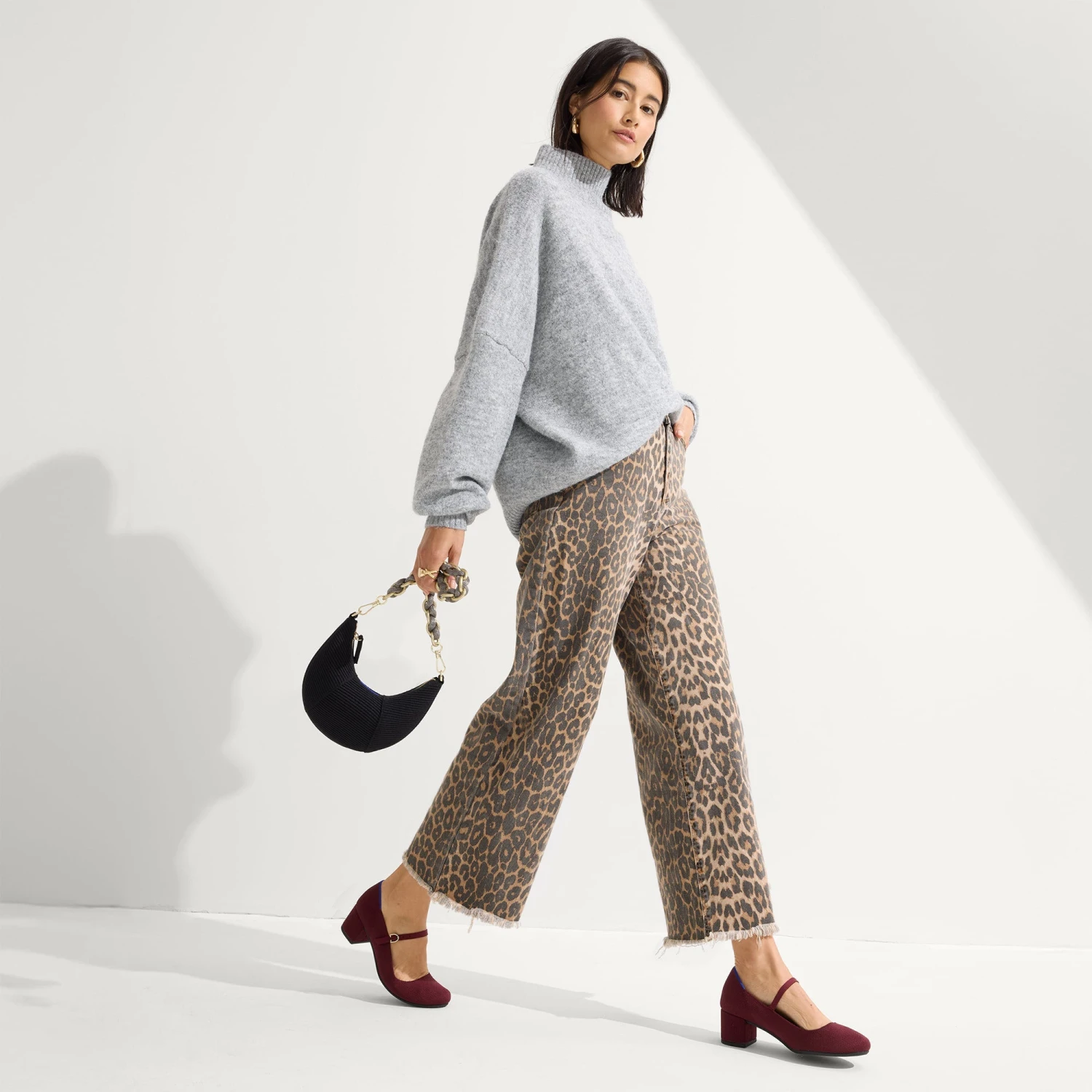 Rothy's The Mary Jane Heel - Wine Red 3 Rothy's The Mary Jane Heel - Wine Red - Image 3