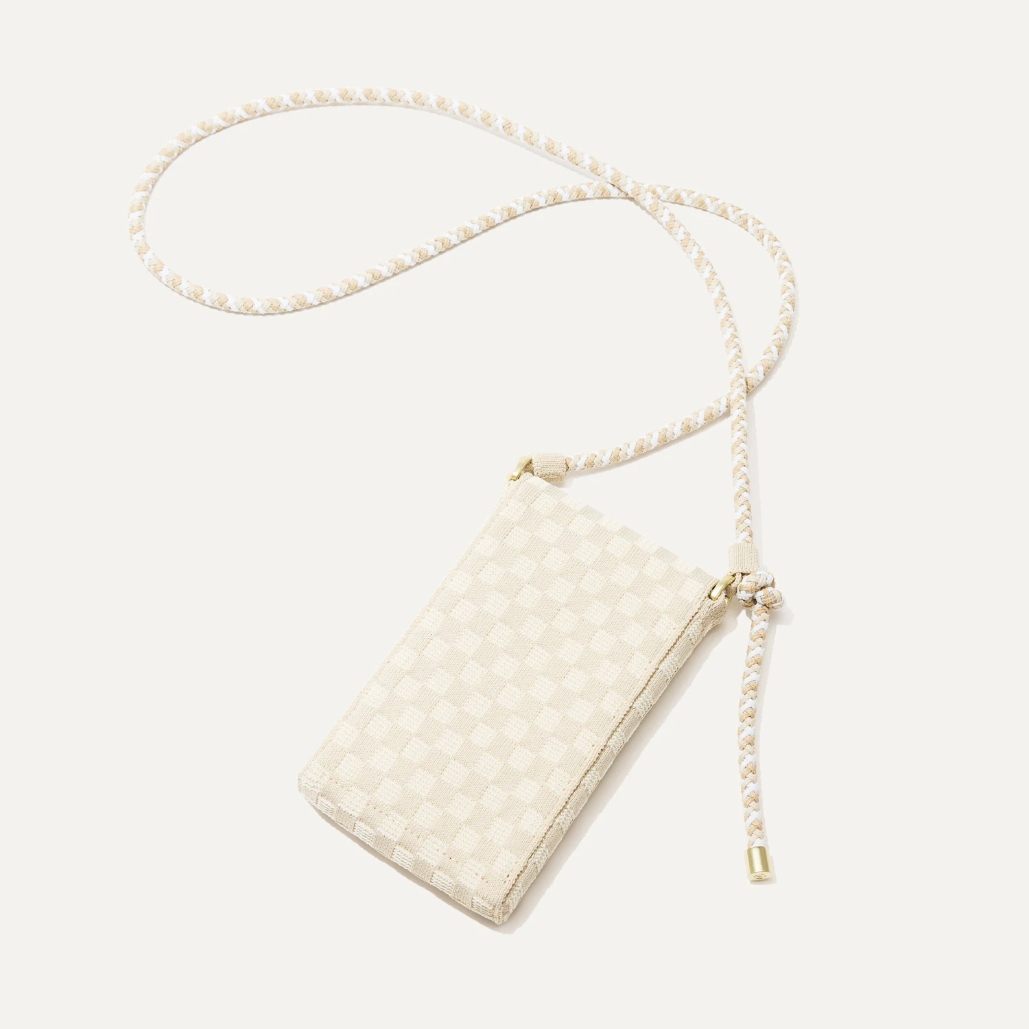 Rothy's The Phone Crossbody - White Sand 4 Rothy's The Phone Crossbody - White Sand - Image 4