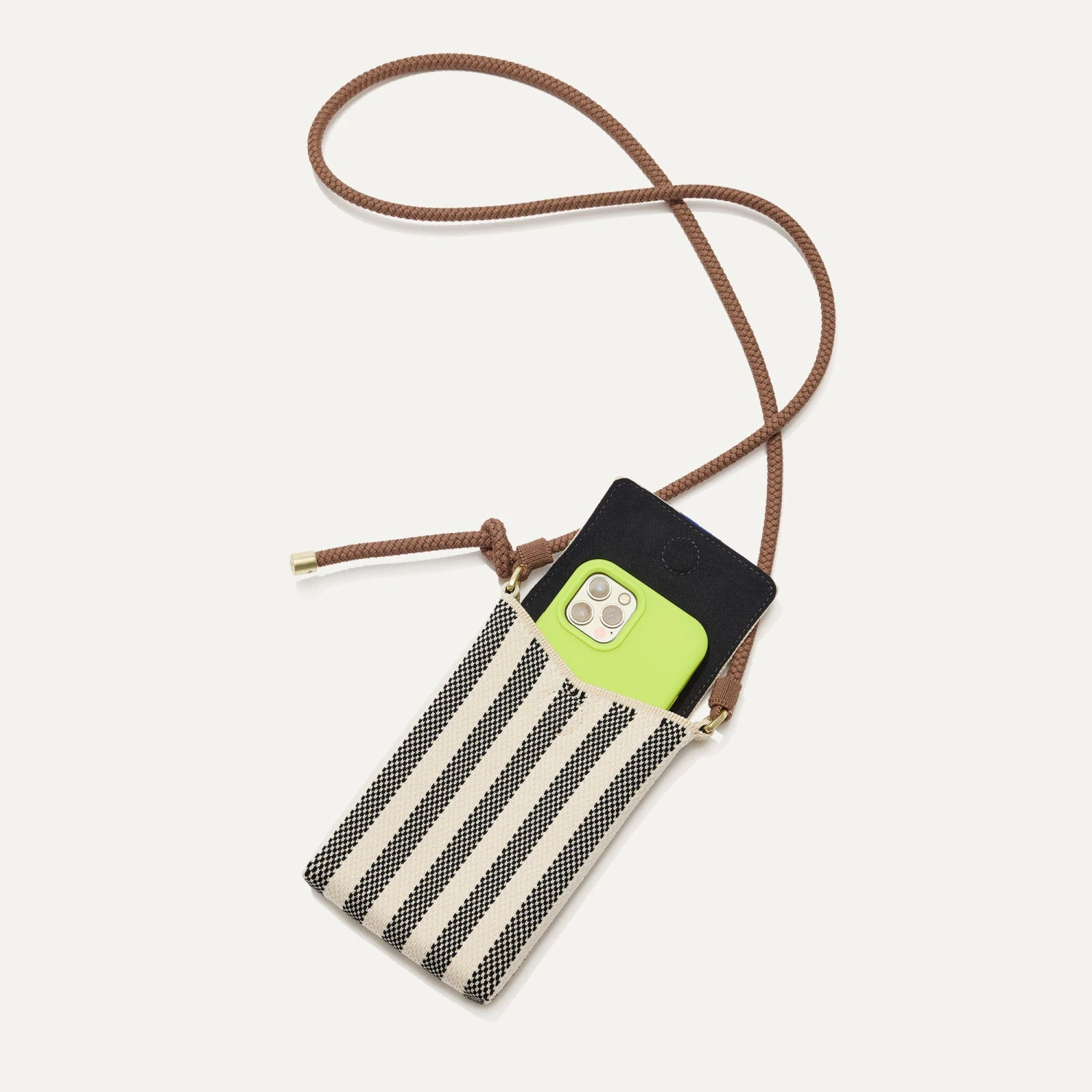 Rothy's The Phone Crossbody - Cabana Stripe 2 Rothy's The Phone Crossbody - Cabana Stripe - Image 2