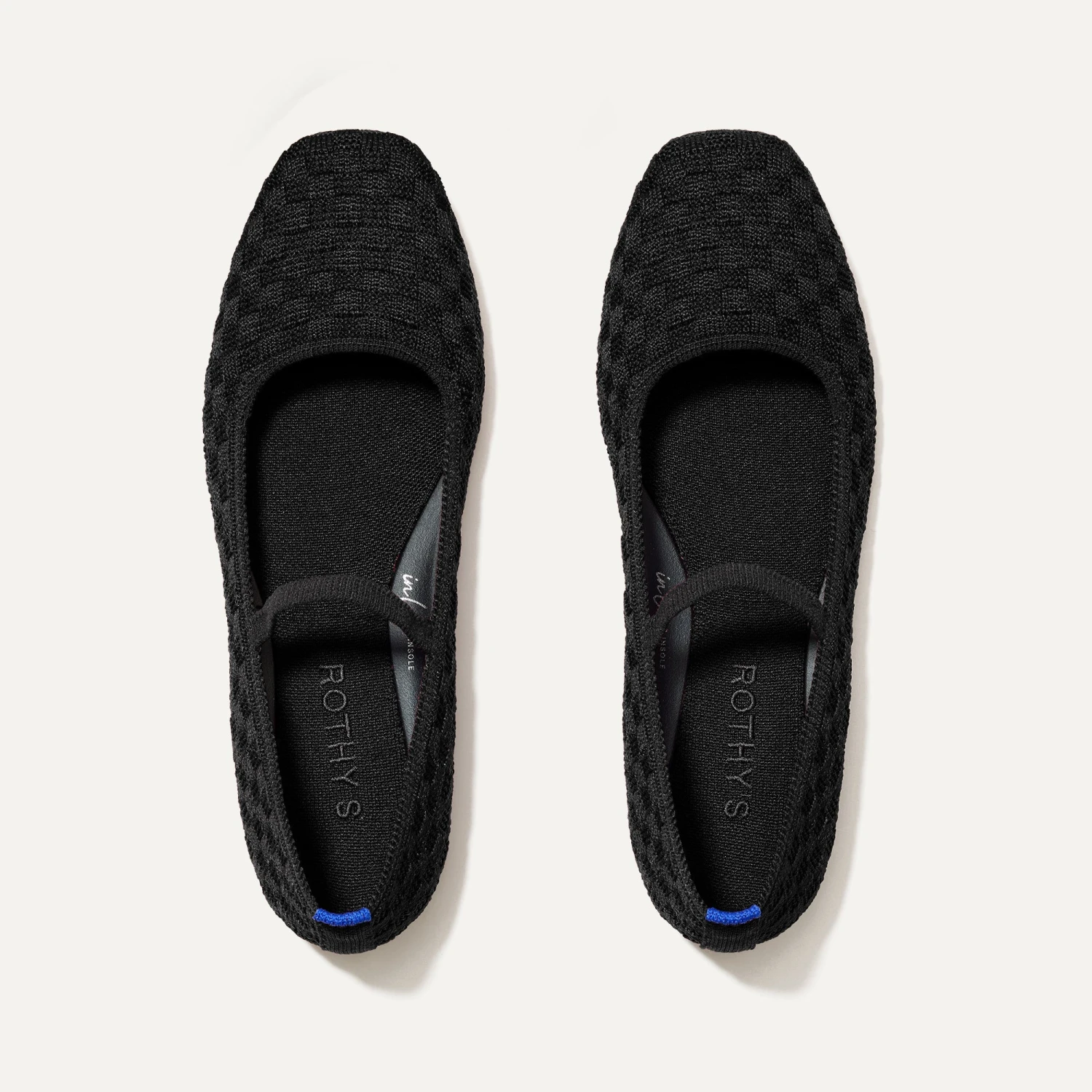 Rothy's The Max Square Mary Jane - Black Sand 1 Rothy's The Max Square Mary Jane - Black Sand