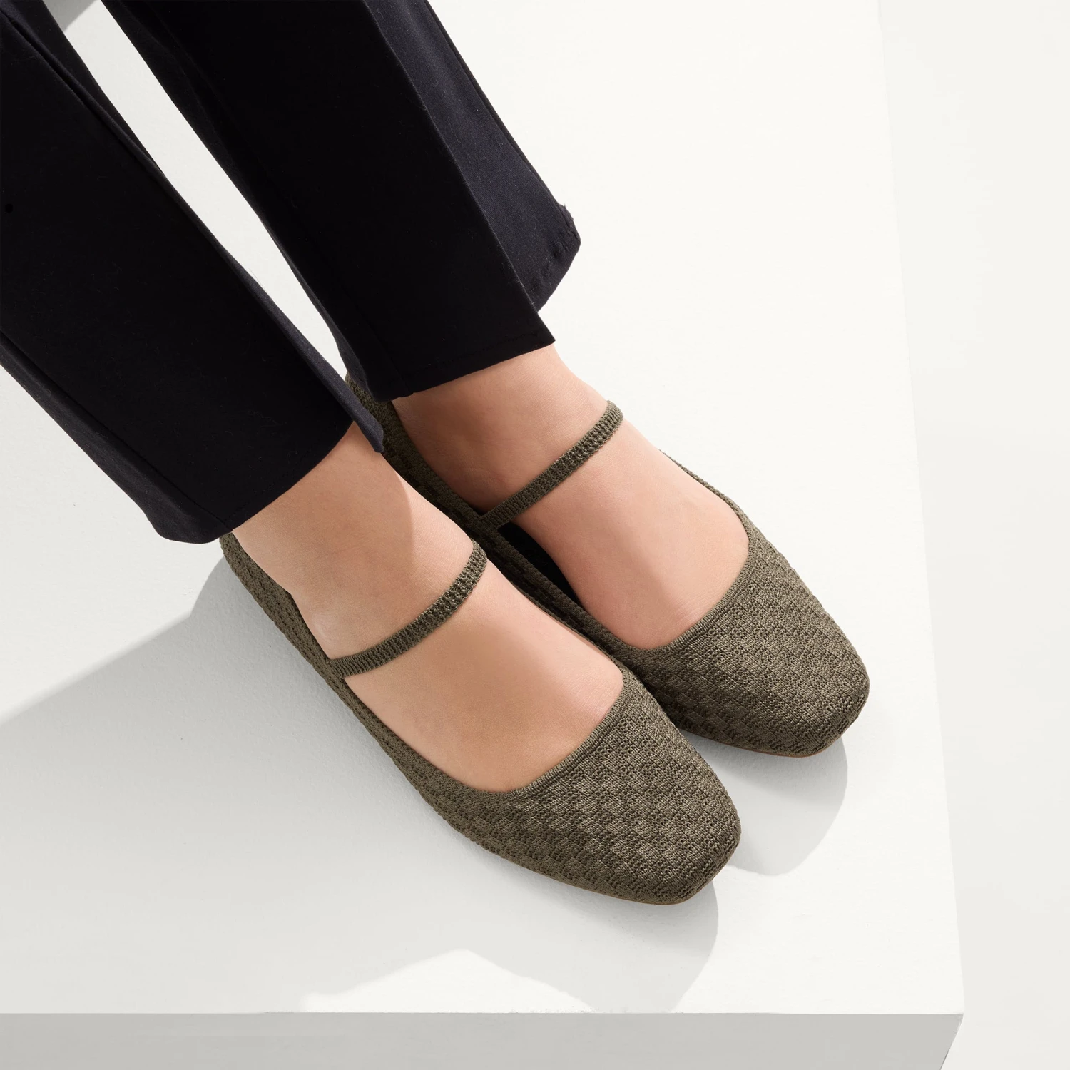 Rothy's The Max Square Mary Jane - Safari Basketweave 3 Rothy's The Max Square Mary Jane - Safari Basketweave - Image 3