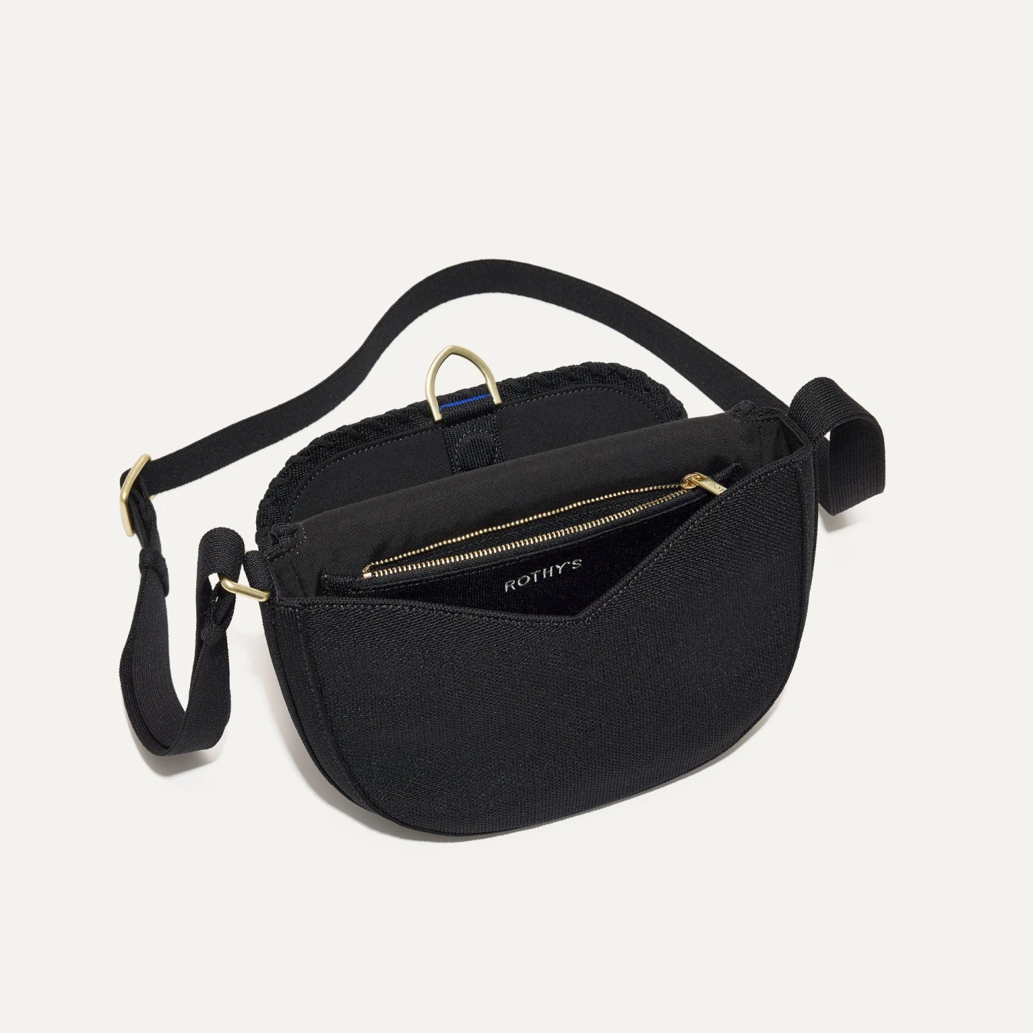 Rothy's The Saddle Bag - Black 6 Rothy's The Saddle Bag - Black - Image 6