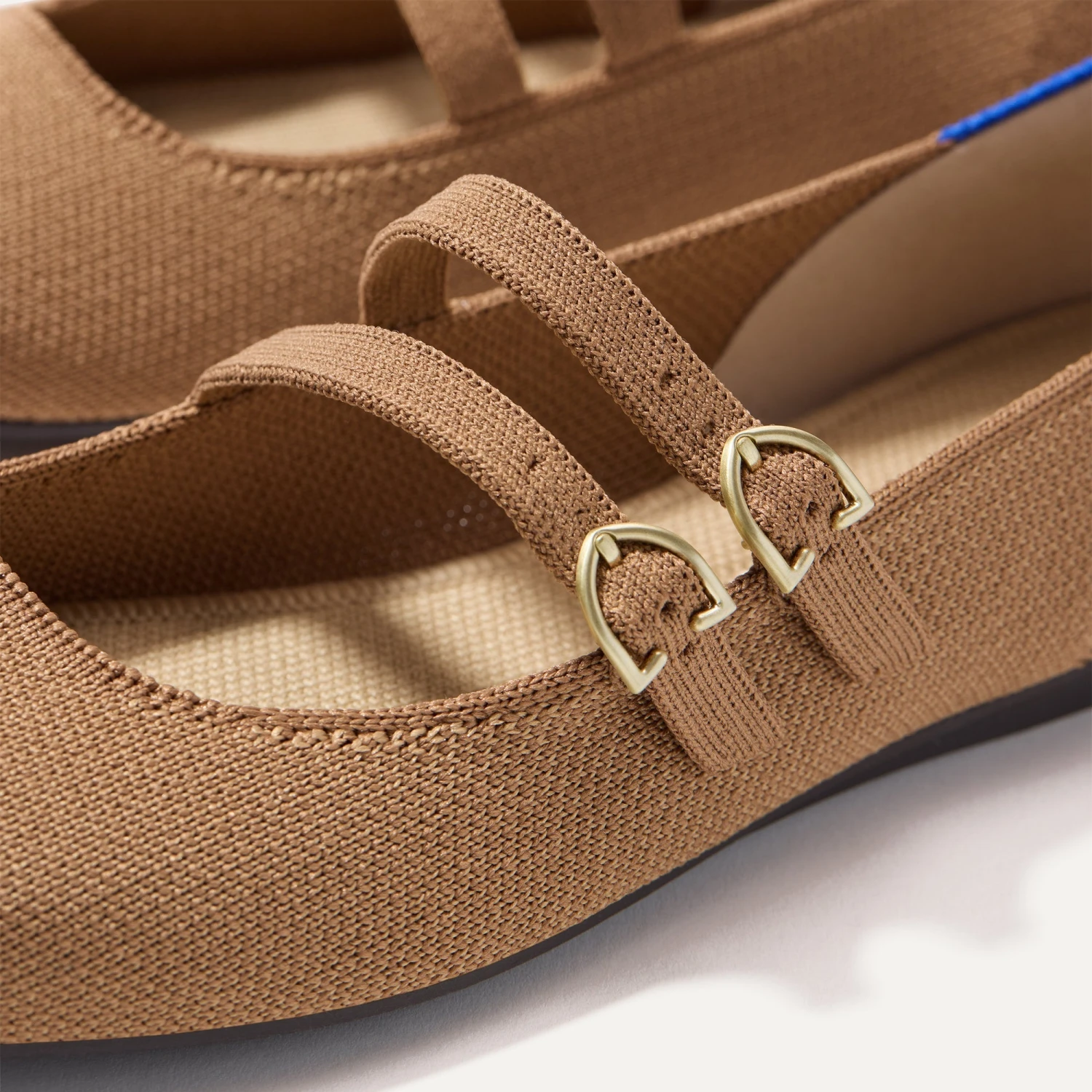 Rothy's The Double Buckle Mary Jane - Java Chip 2 Rothy's The Double Buckle Mary Jane - Java Chip - Image 2