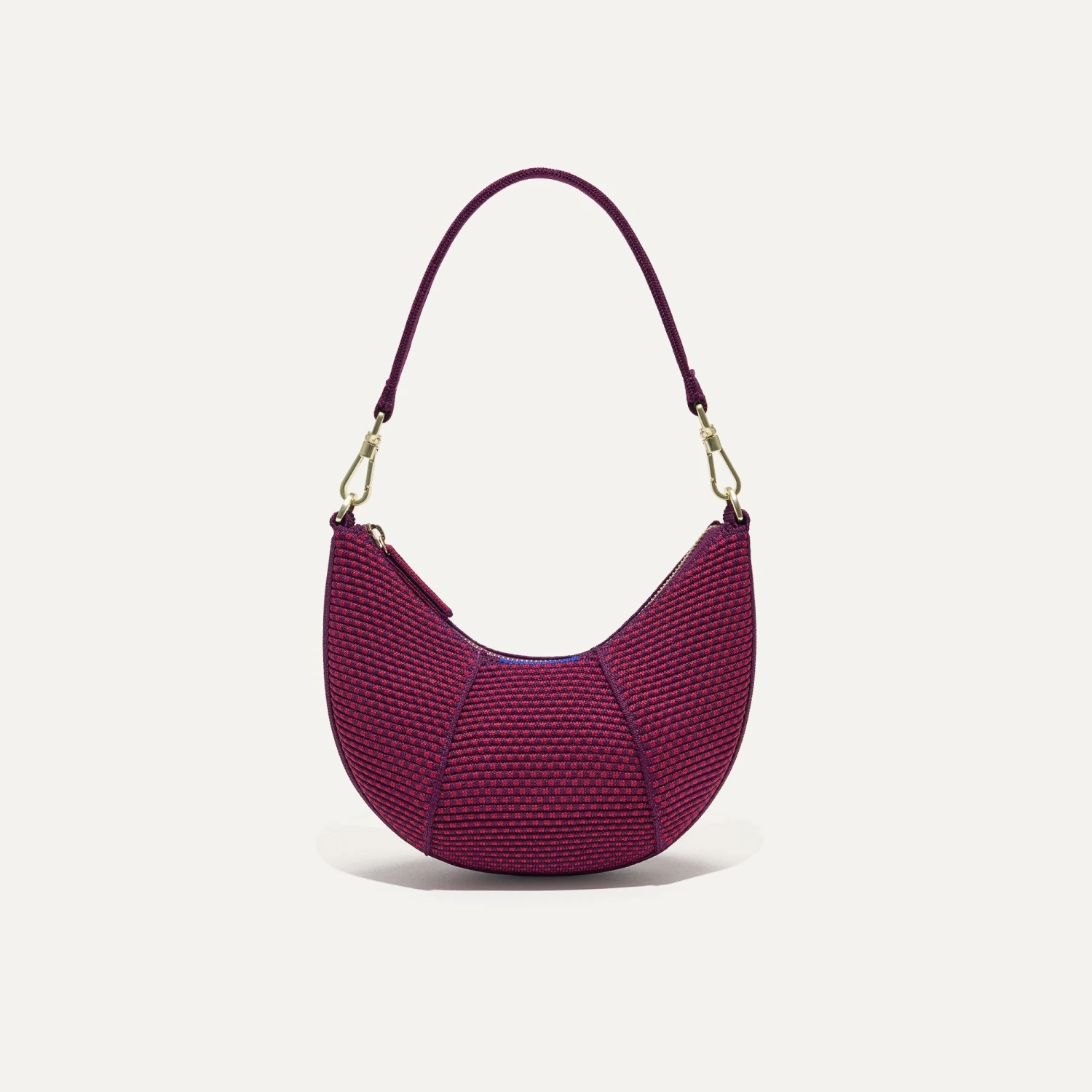 Rothy's The Mini Crescent Bag - Beet 1 Rothy's The Mini Crescent Bag - Beet