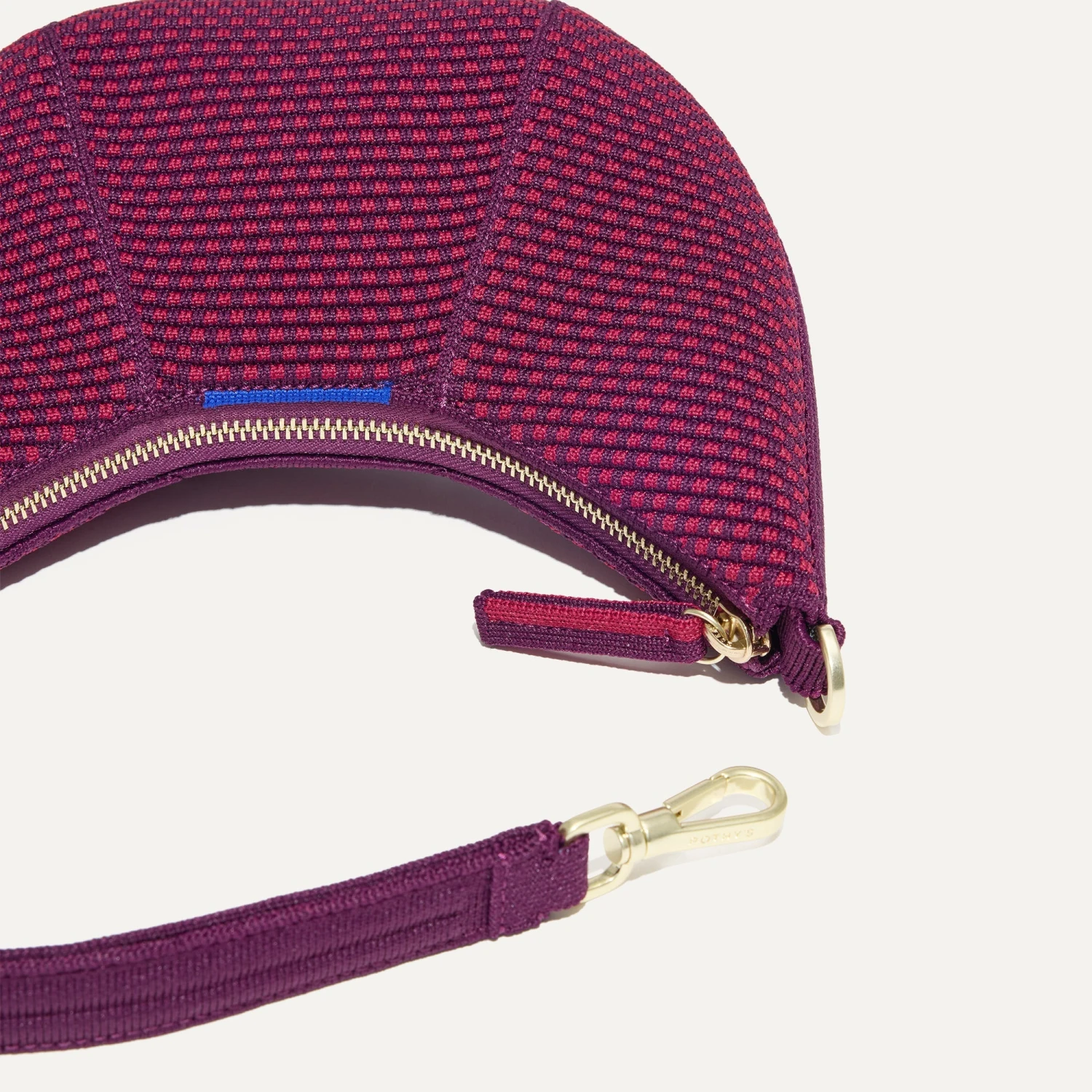 Rothy's The Mini Crescent Bag - Beet 8 Rothy's The Mini Crescent Bag - Beet - Image 8