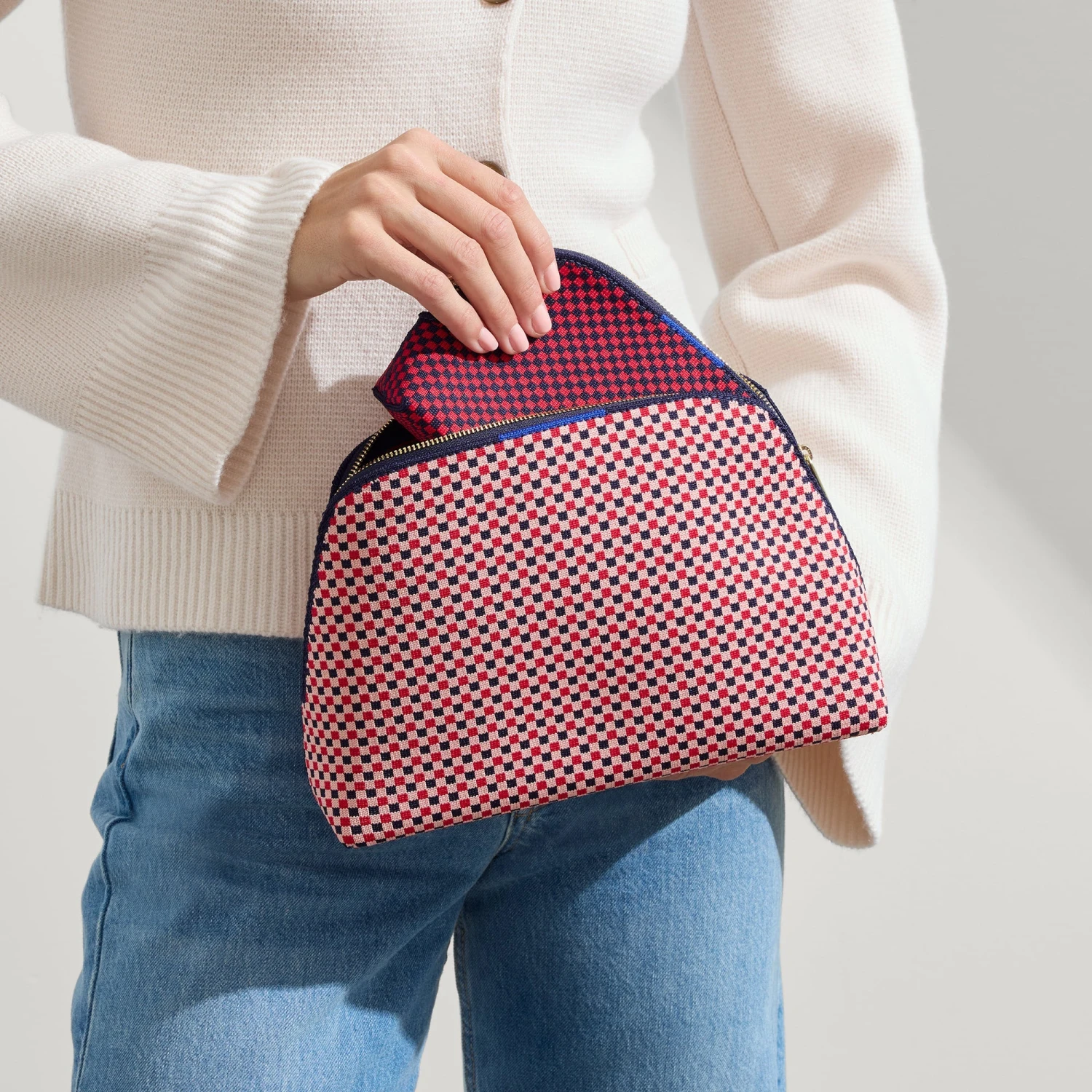 Rothy's The Vanity Set - Confetti Micro Check 3 Rothy's The Vanity Set - Confetti Micro Check - Image 3