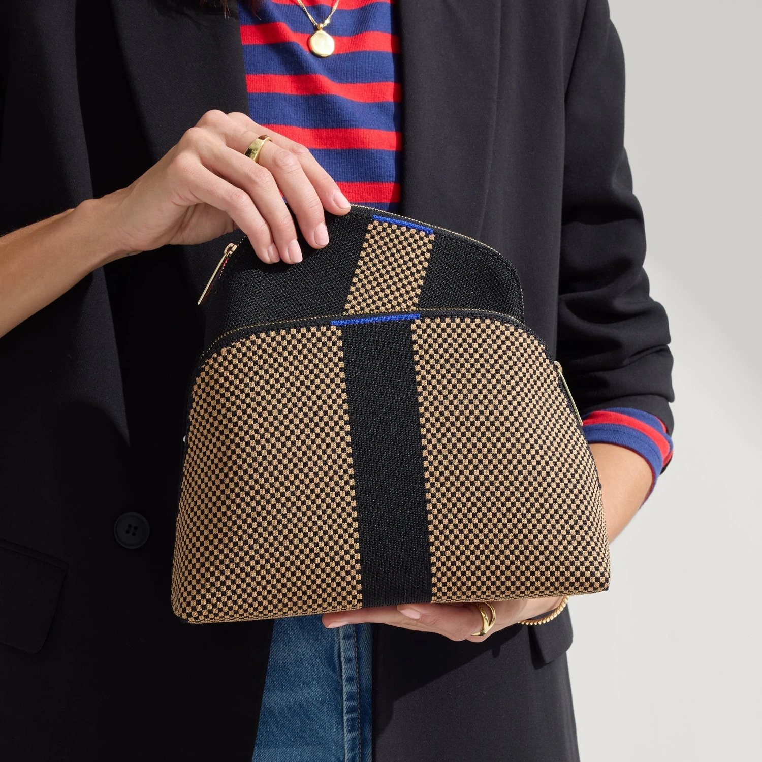 Rothy's The Vanity Set - Wren Micro Check 3 Rothy's The Vanity Set - Wren Micro Check - Image 3