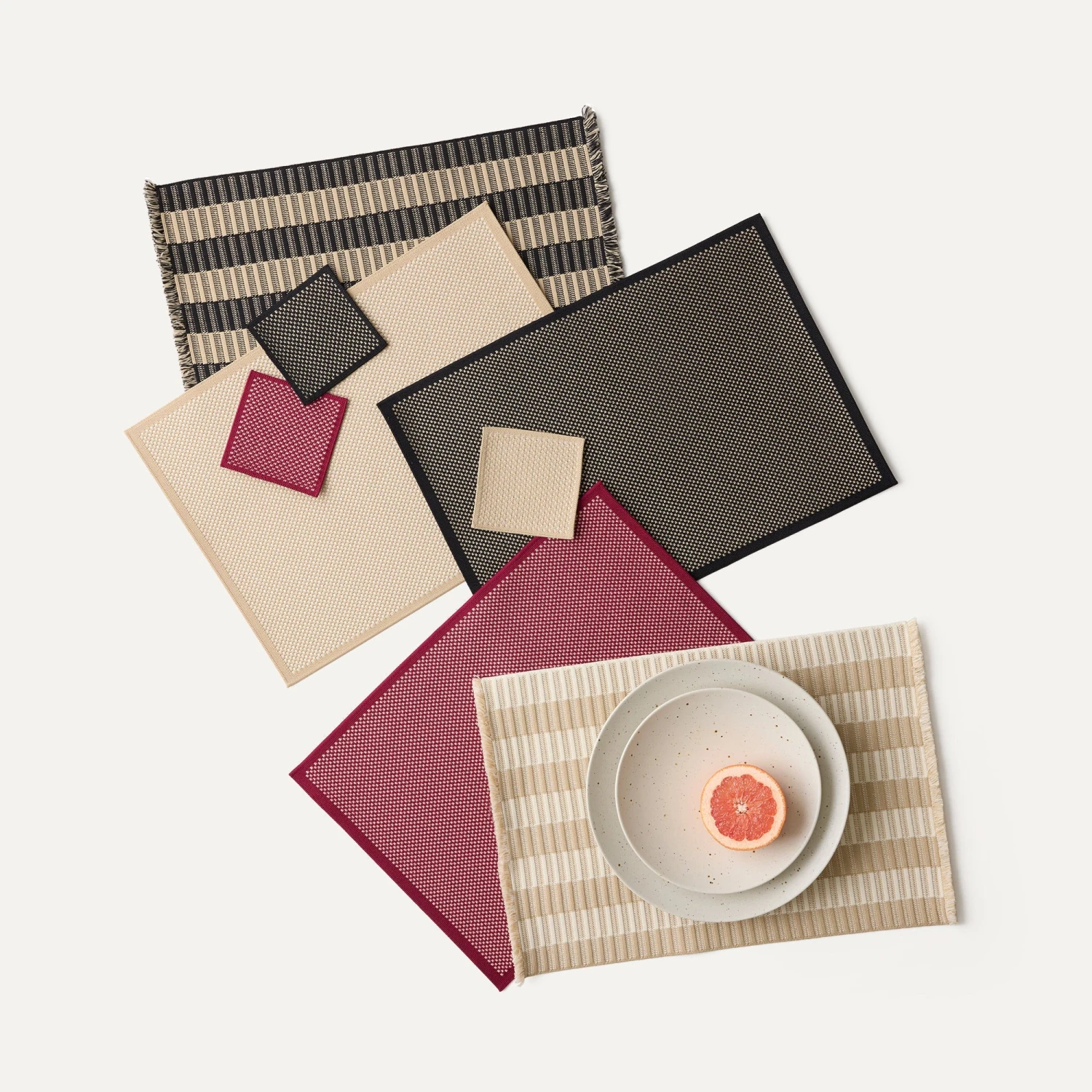 Rothy's The Coaster (Set Of 4) - Peppercorn 5 Rothy's The Coaster (Set Of 4) - Peppercorn - Image 5