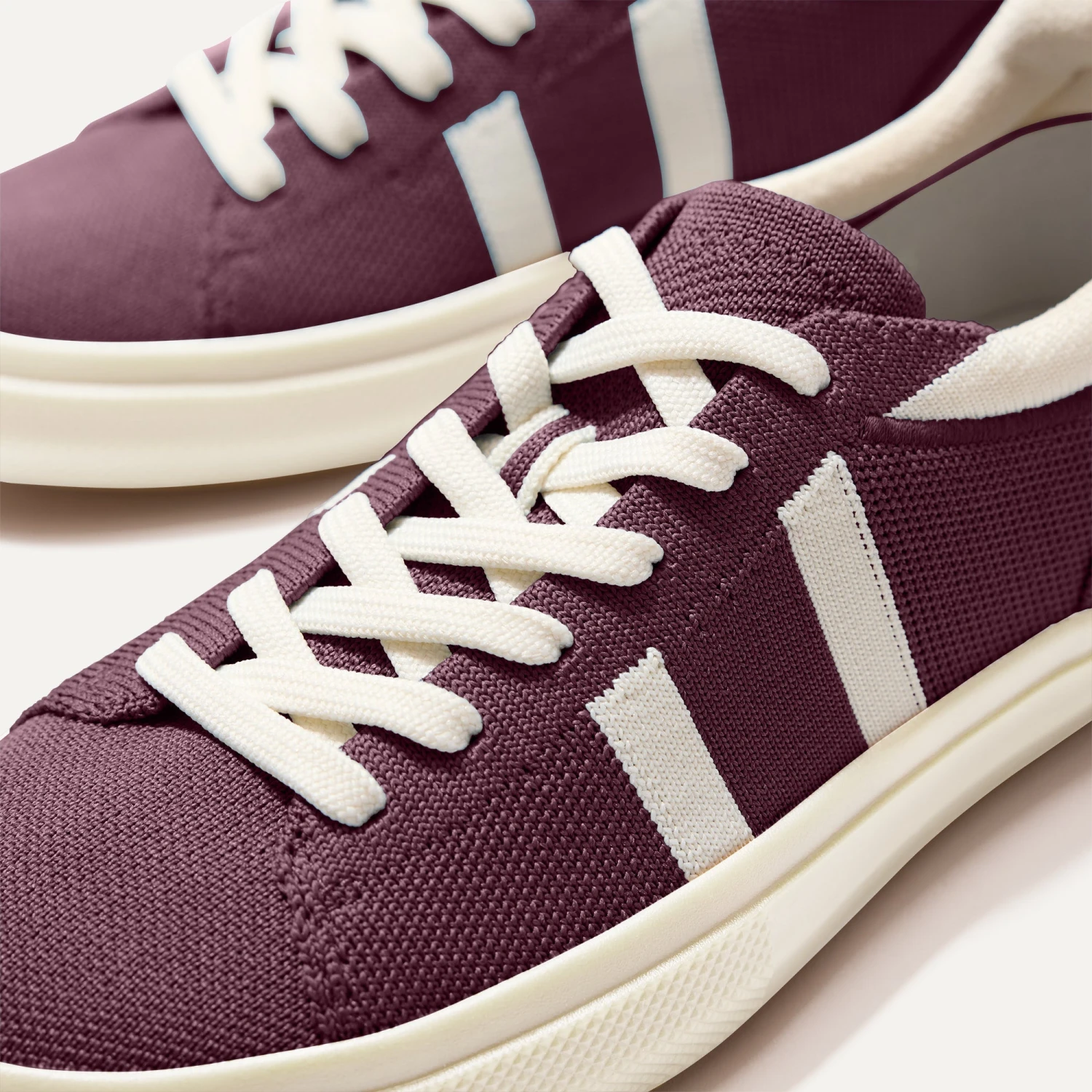 Rothy's The Women's RS02 Sneaker - Burgundy Blitz 7 Rothy's The Women's RS02 Sneaker - Burgundy Blitz - Image 7
