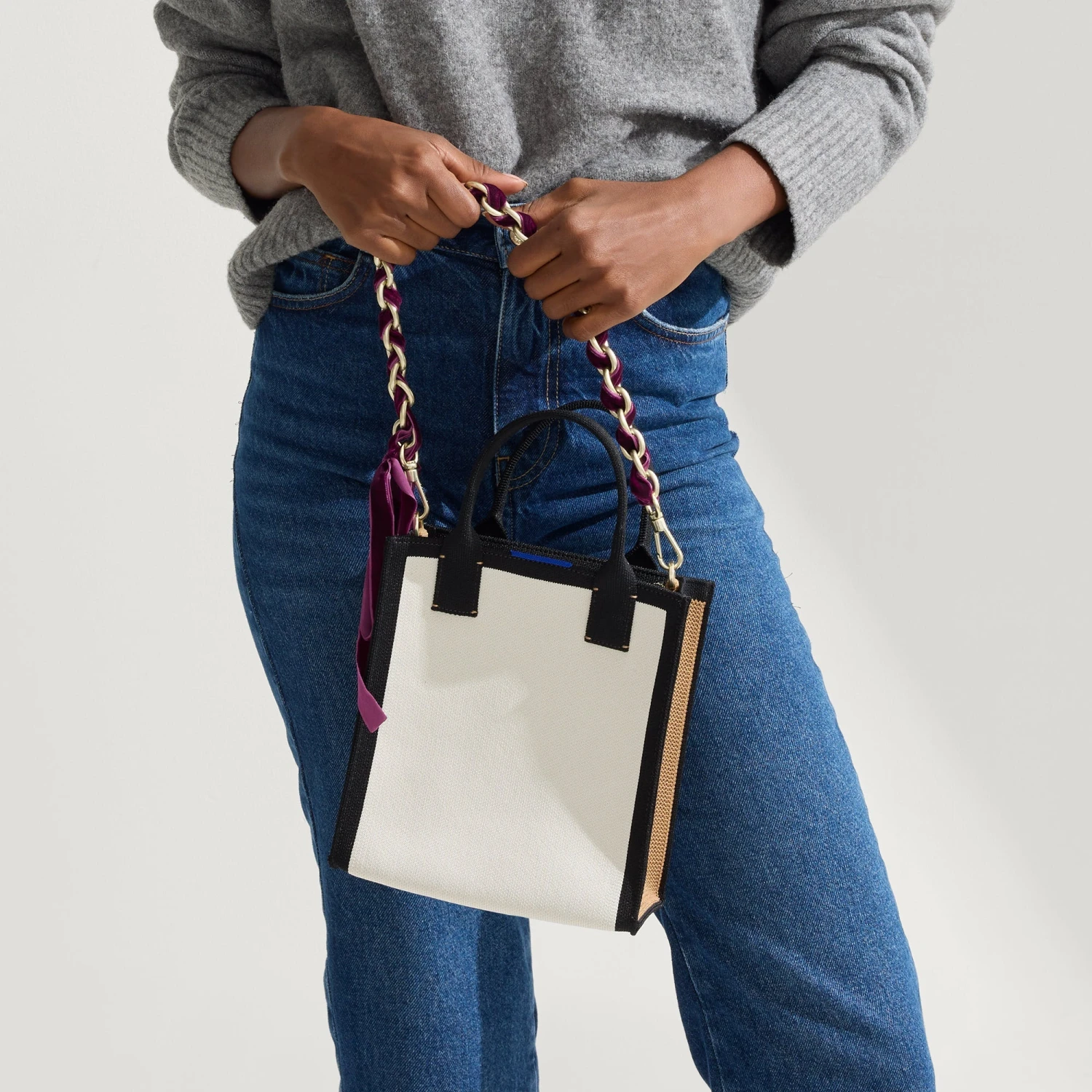 Rothy's The Shoulder Strap - Velvet Plum Chain 2 Rothy's The Shoulder Strap - Velvet Plum Chain - Image 2