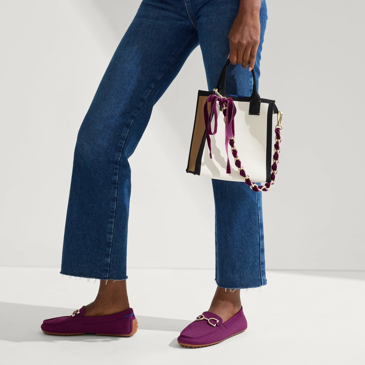 Rothy's The Shoulder Strap - Velvet Plum Chain 5 Rothy's The Shoulder Strap - Velvet Plum Chain - Image 5