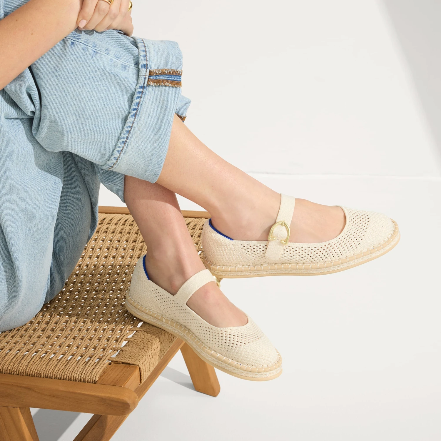 Rothy's The Espadrille Mary Jane - Jasmine 2 Rothy's The Espadrille Mary Jane - Jasmine - Image 2