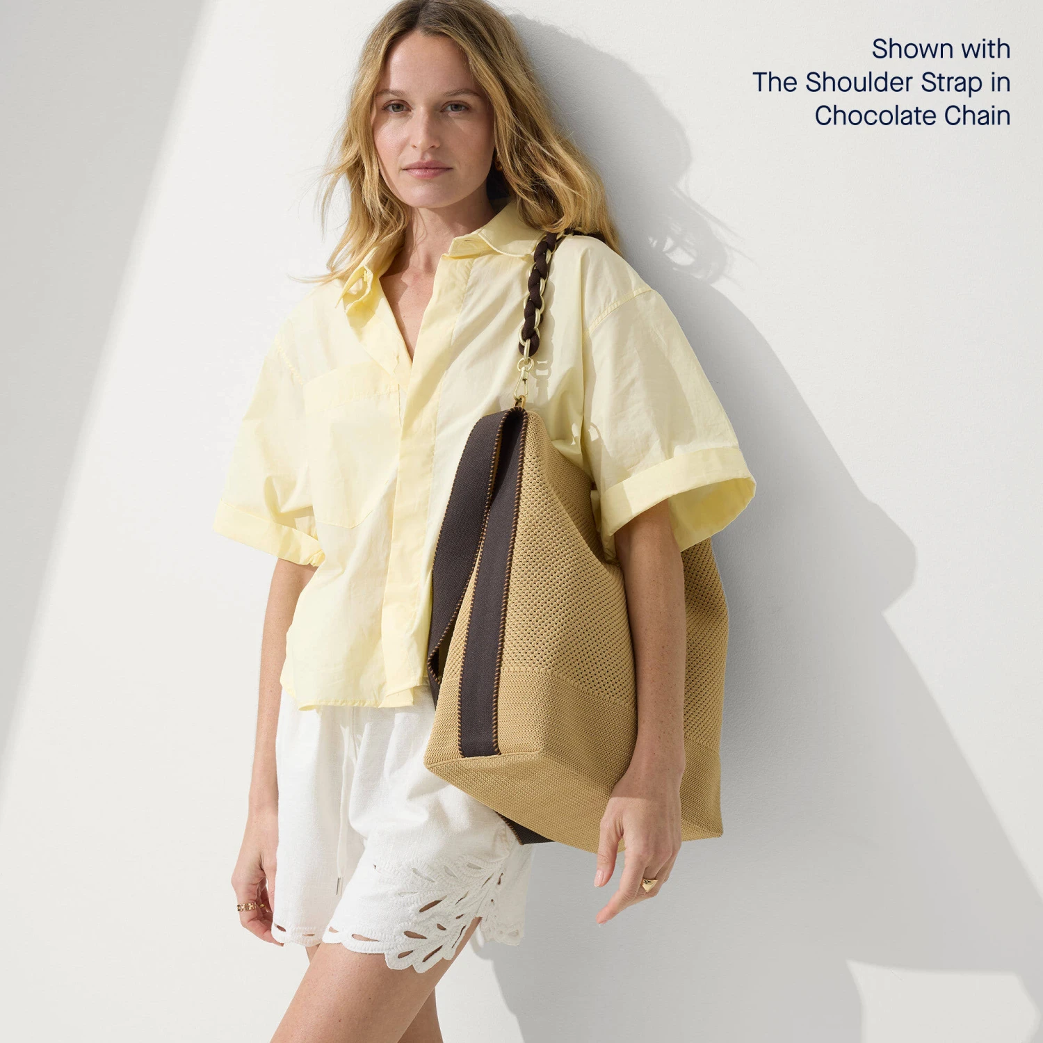 Rothy's The Bucket Bag - Brown Butter 4 Rothy's The Bucket Bag - Brown Butter - Image 4